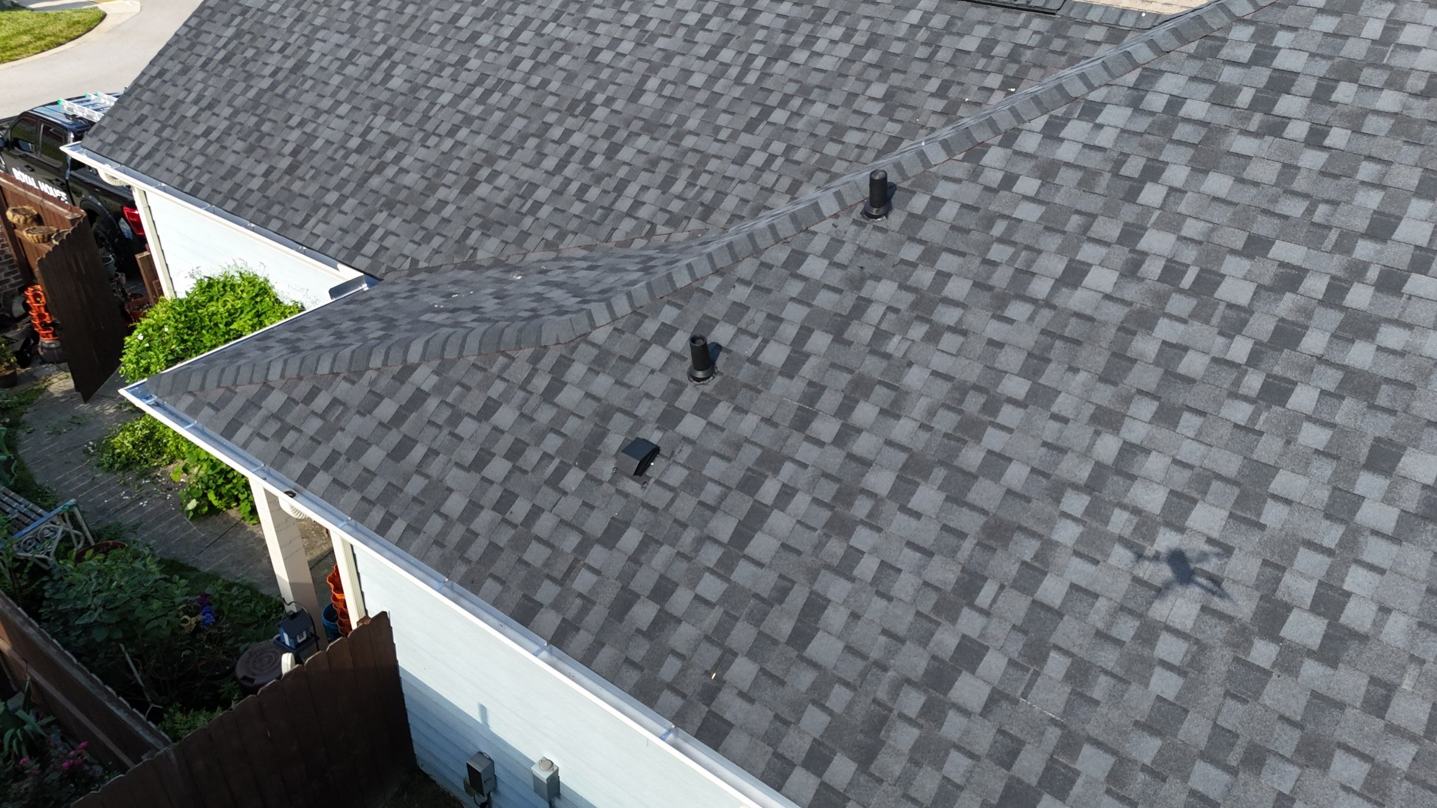 Moire Black Re-Roof by Royal House LLC