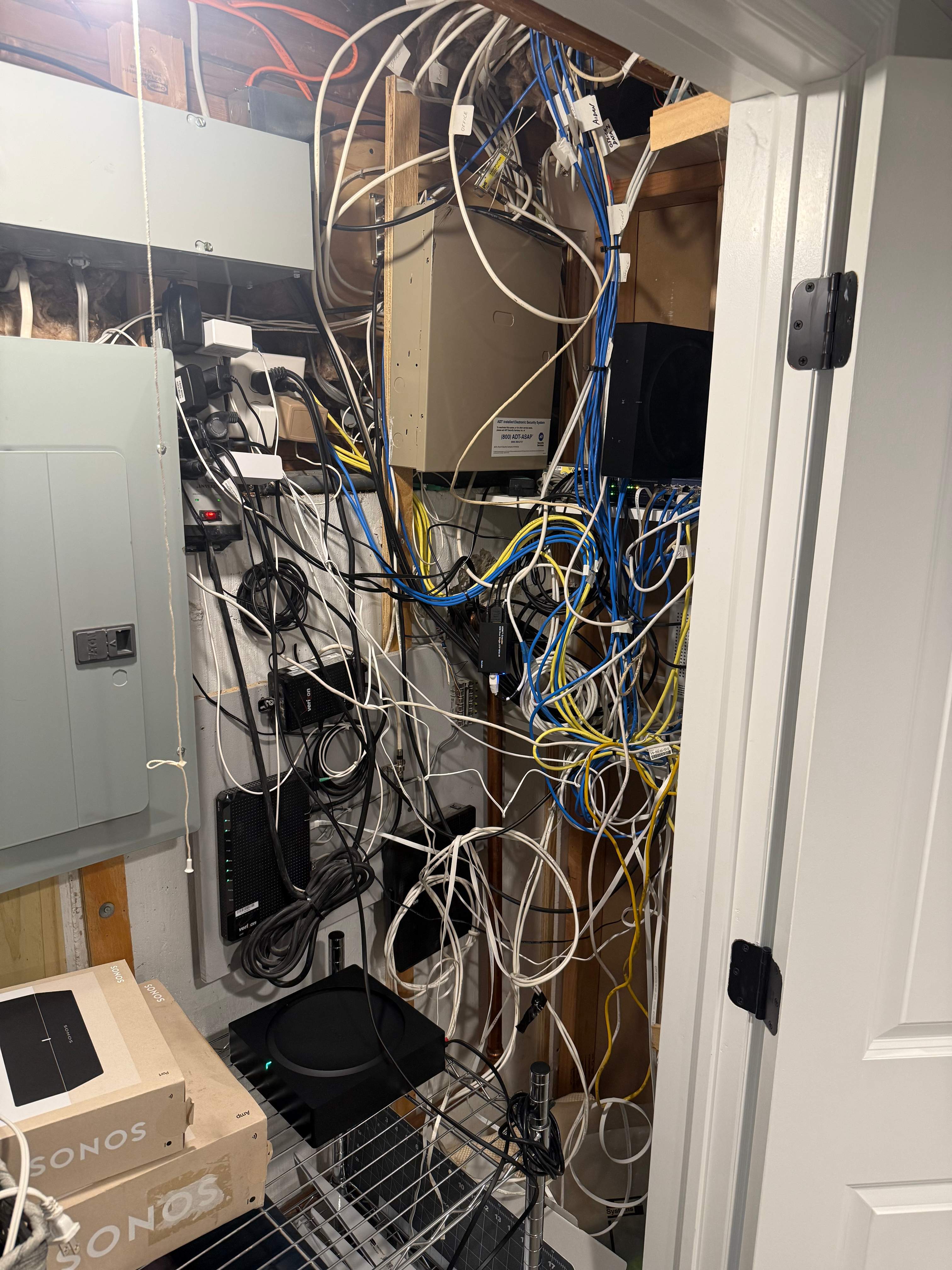 Equipment Closet Overhaul by Tailored Tech Inc