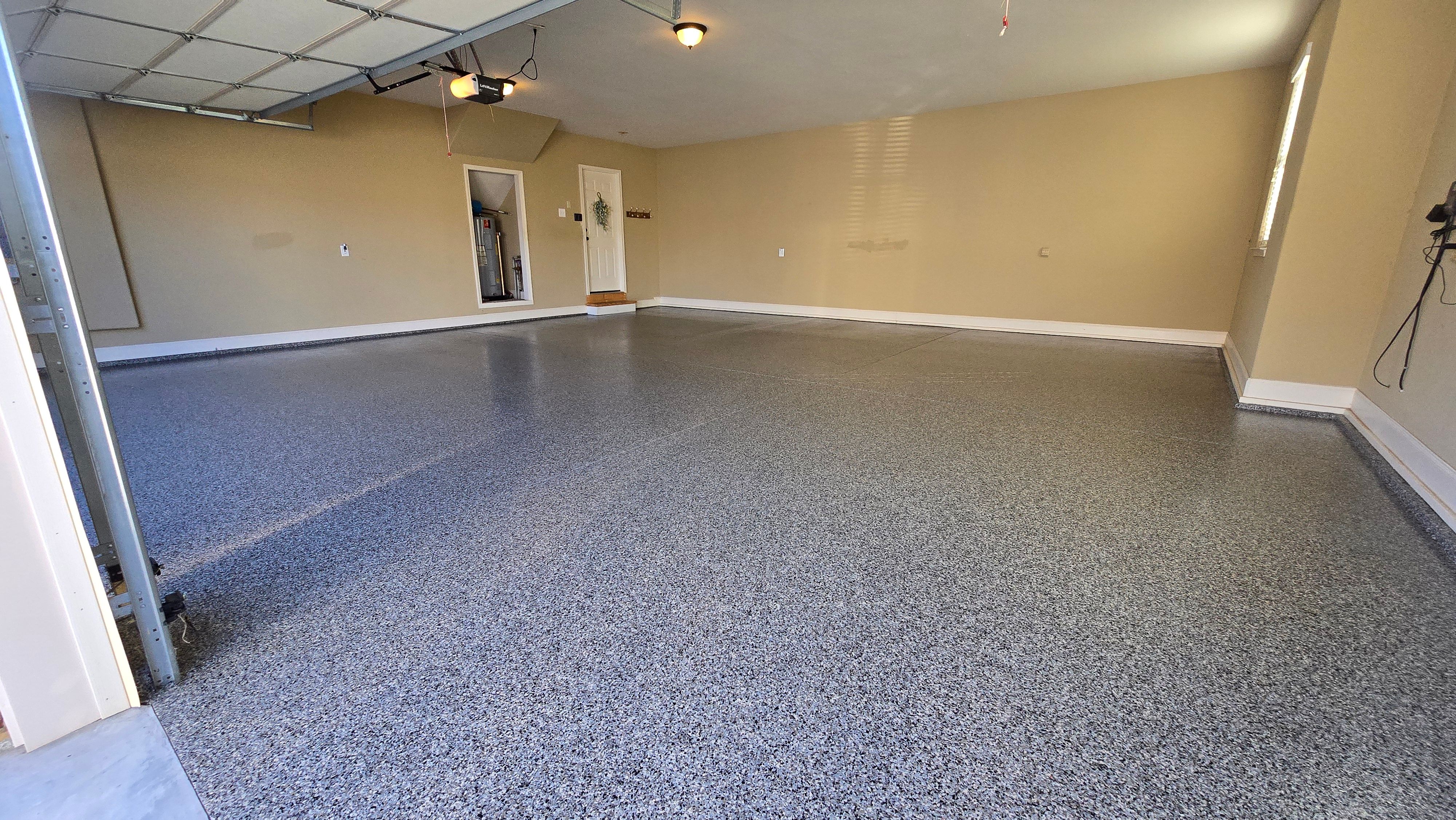 Garage using Morel by Elite Floor Solutions