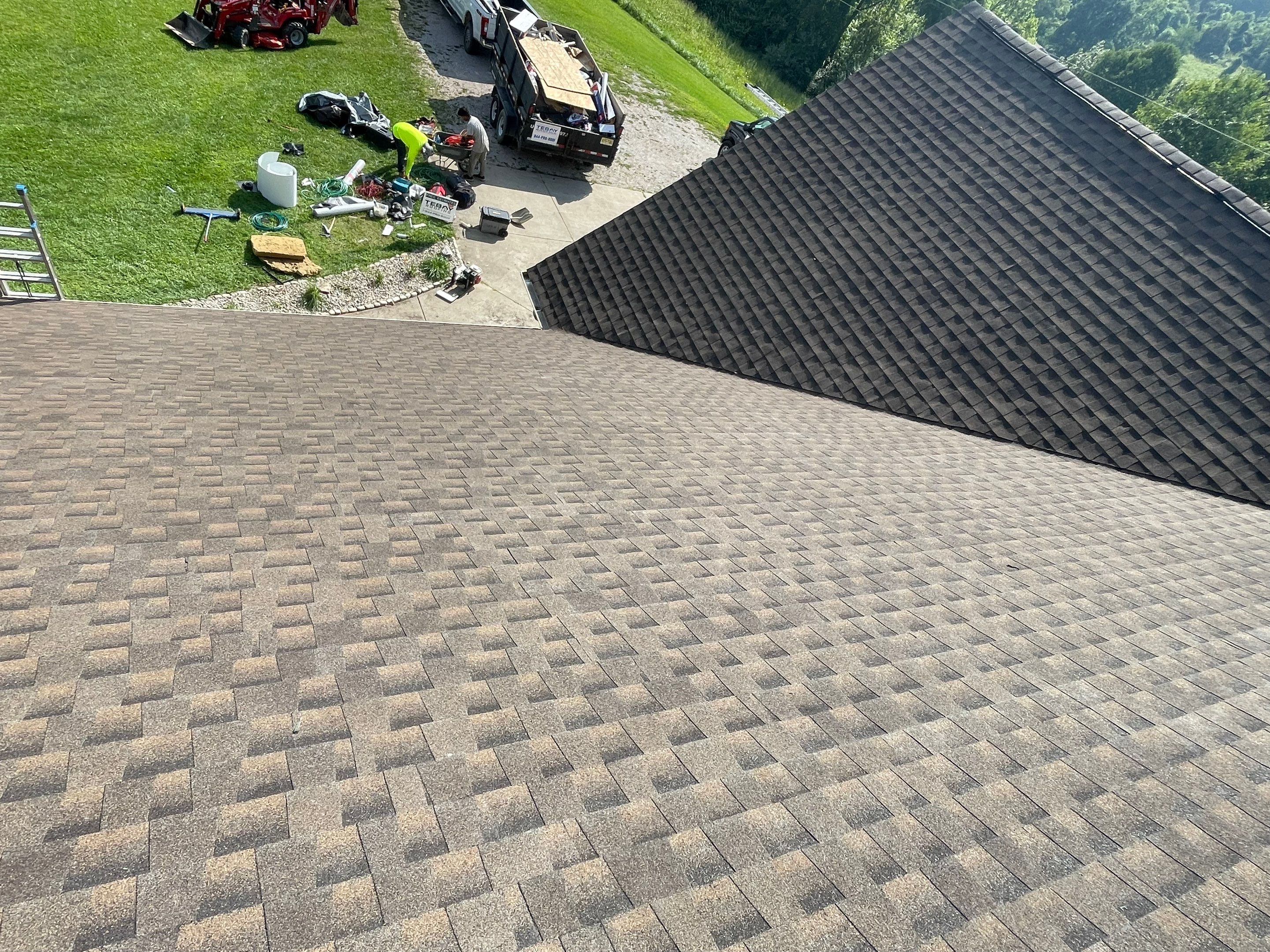 Residential Roofing Installation using GAF Timberline HDZ by Rainstoppers Roofing