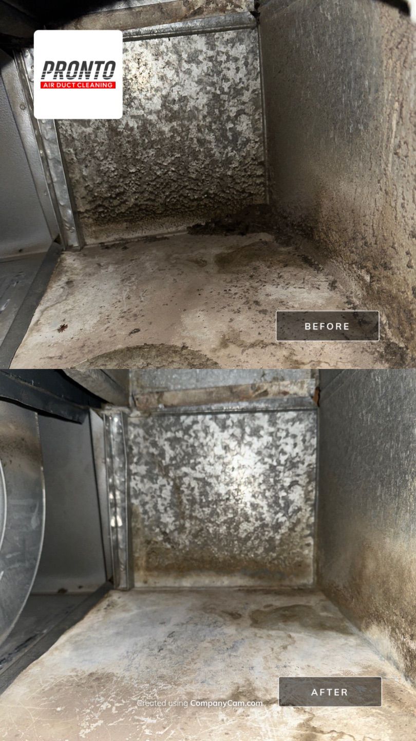 Air duct cleaning using Hypervac by Pronto Air Duct Cleaning