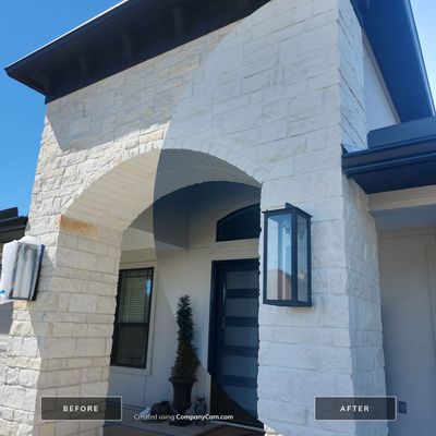 Tomball - Exterior stone Staining/Recoloring