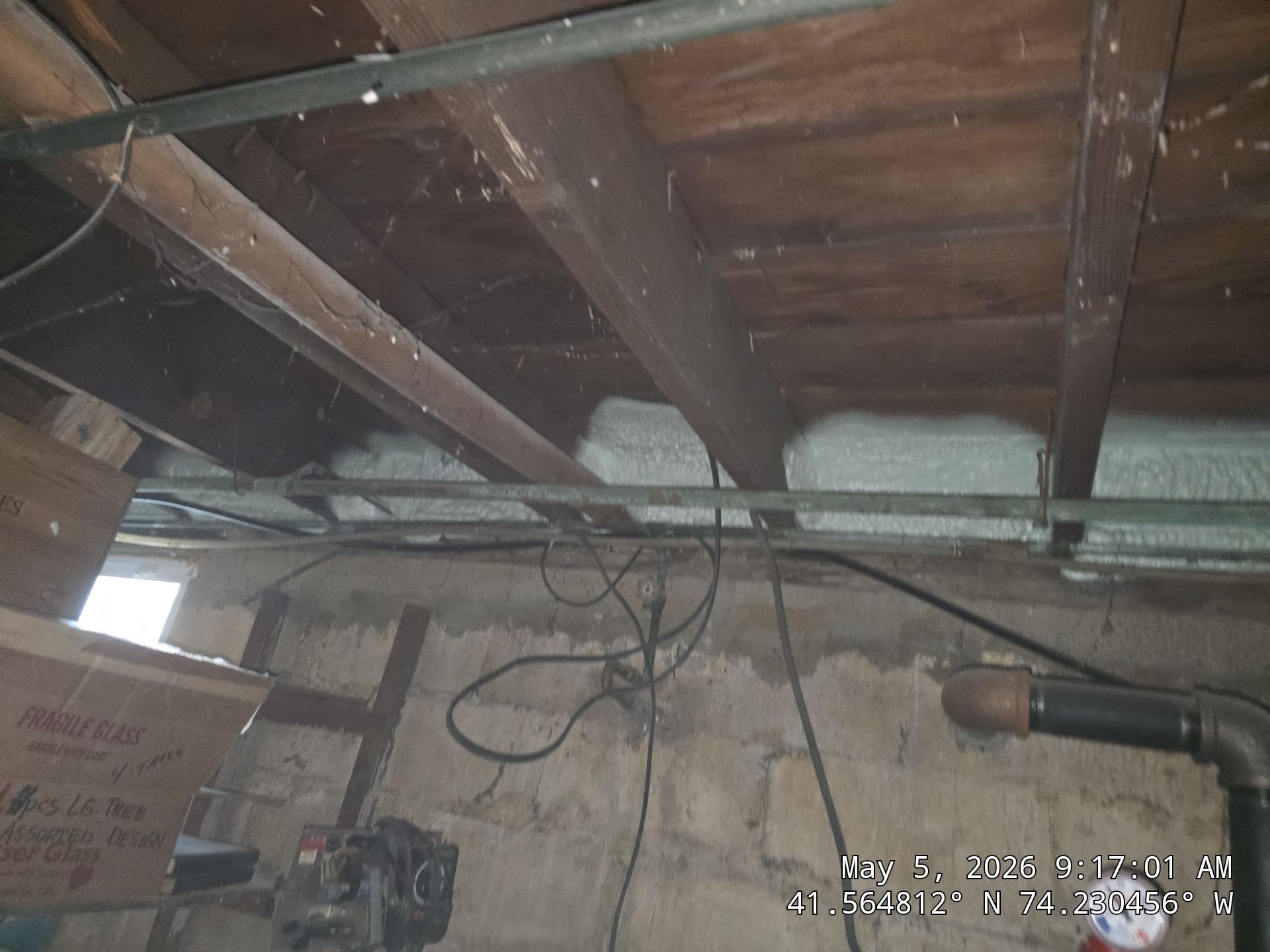 Exterior Walls using Closed Cell Spray Foam by NYS Foam & Energy