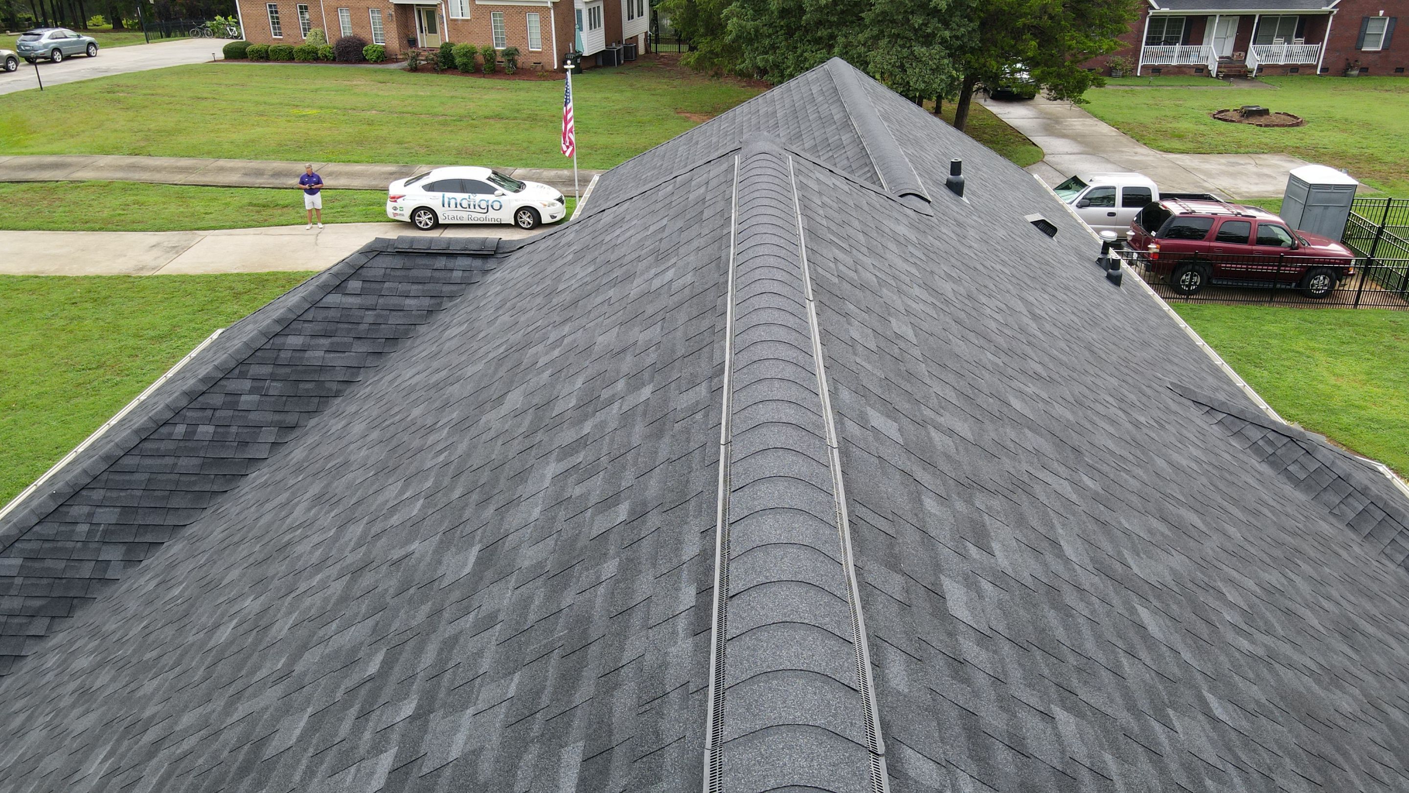Residential Roofing Installation using Owens Corning® Oakridge Onyx Black by Indigo State Roofing