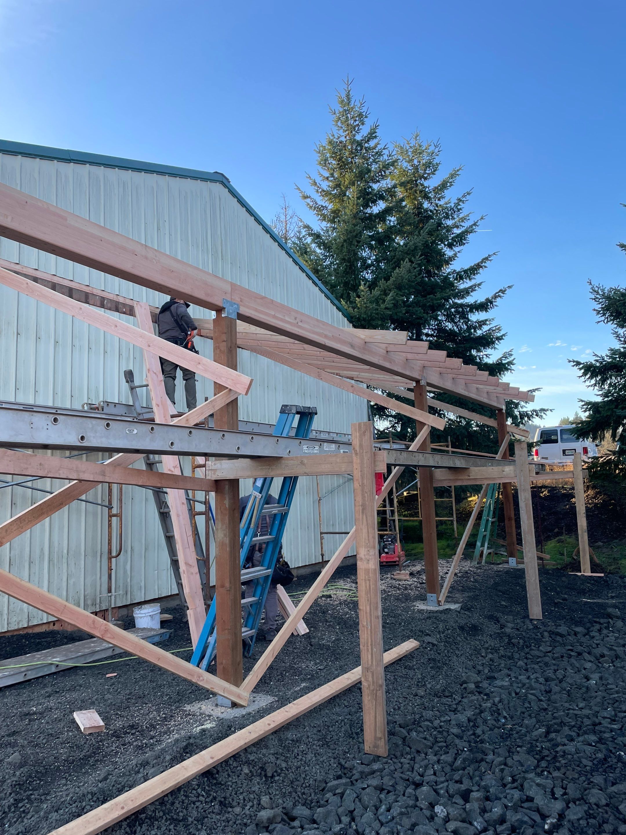 Warehouse Enclosure and Patio Cover Build by Villegas Remodeling, LLC