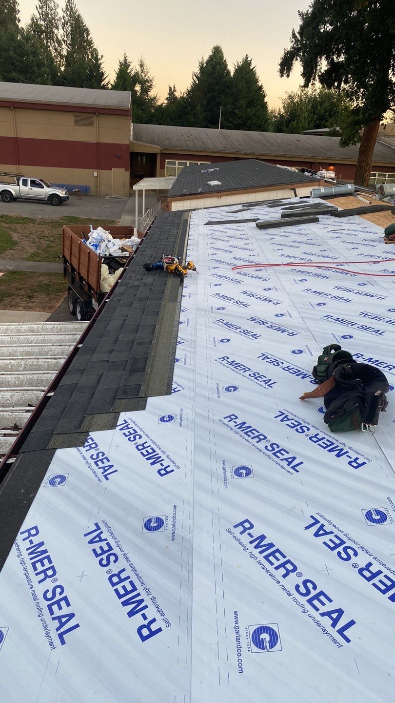 Roof Project in Carnation by Fred Meyer Roofing