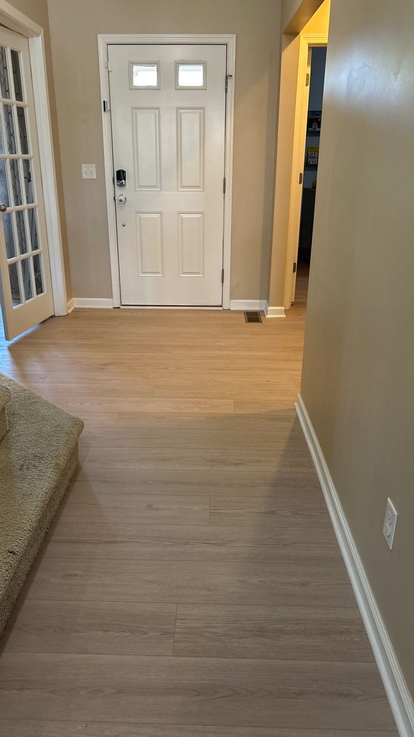 First floor LVP installation by Footprints Floors of Nashville