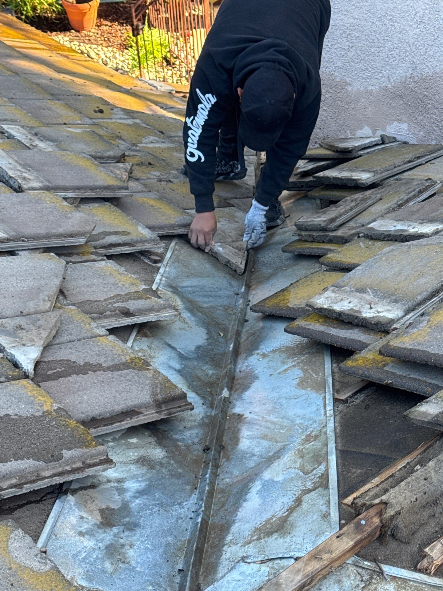 Roof Restore using Valley Armor and Tile Roof Cleaning by Byers Enterprises 
