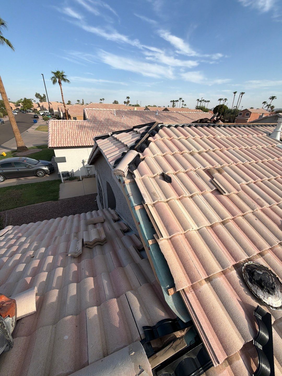 Project in Mesa, AZ by Saint Roofing