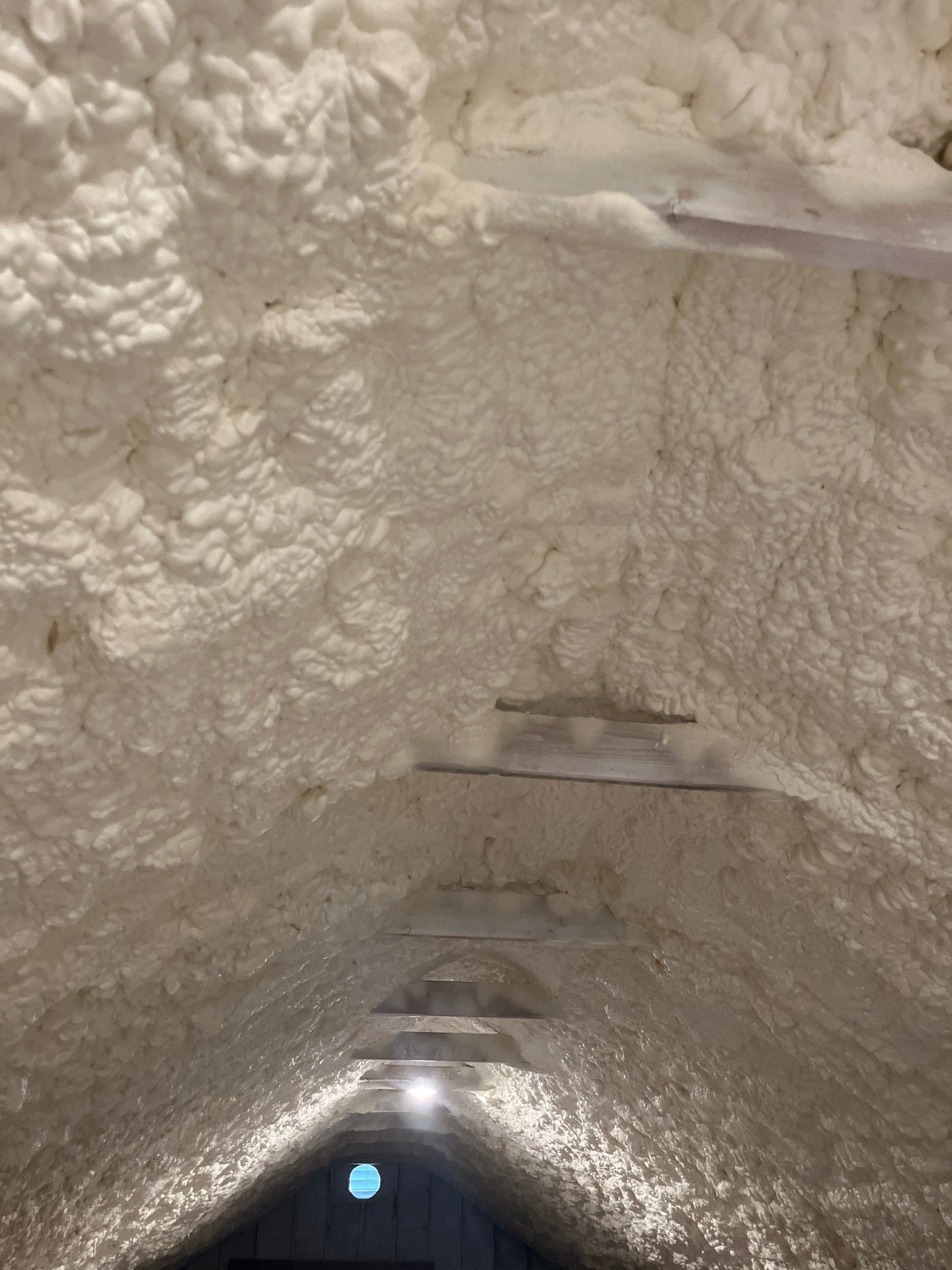 Basement Exterior Walls using Closed Cell Spray Foam by NYS Foam & Energy