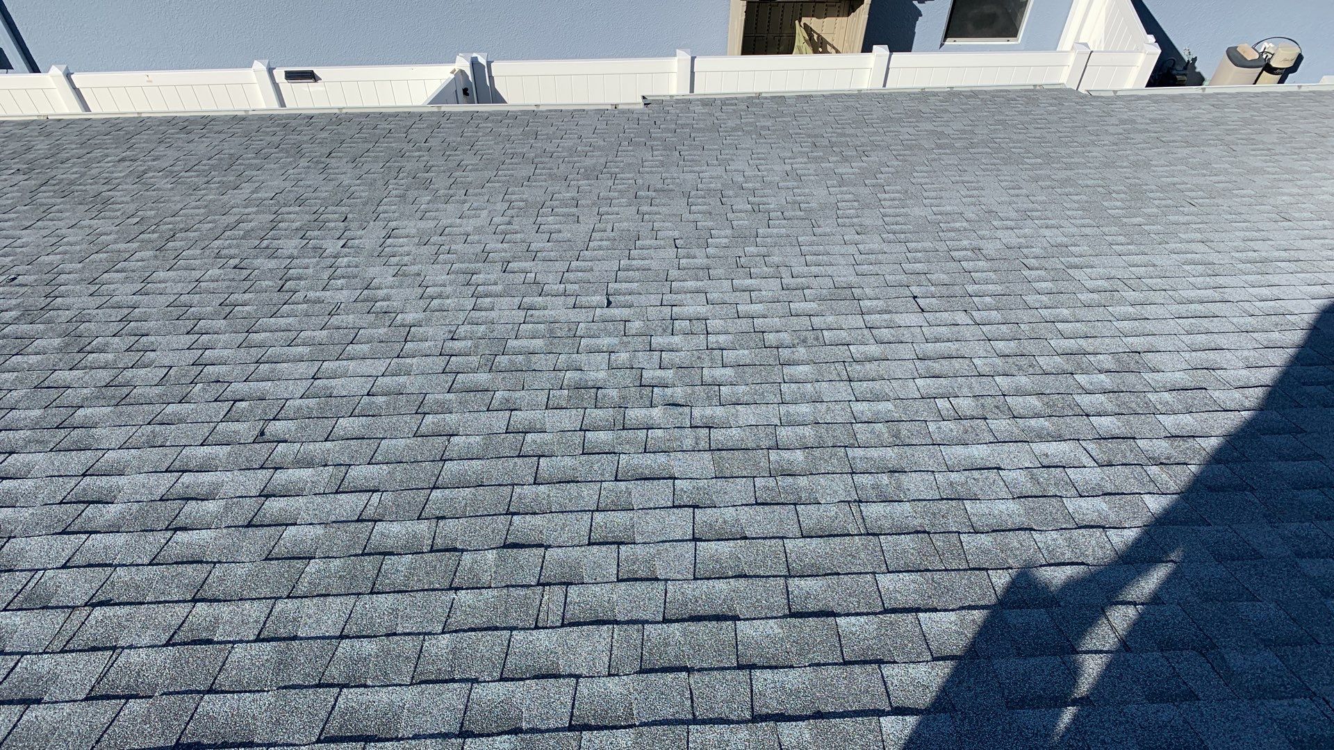 Residential Insurance Roofing Installation using GAF HDZ Shingles by Protek Roofing Heating Air & Solar