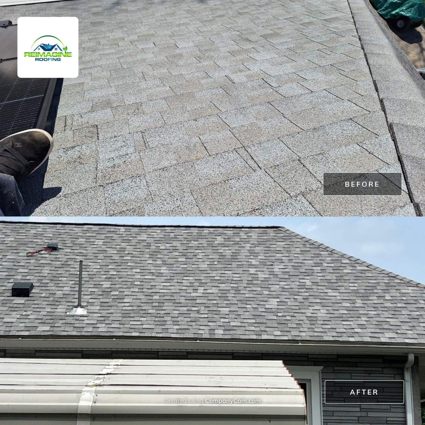 Pewter Gray Shingles by Reimagine Roofing