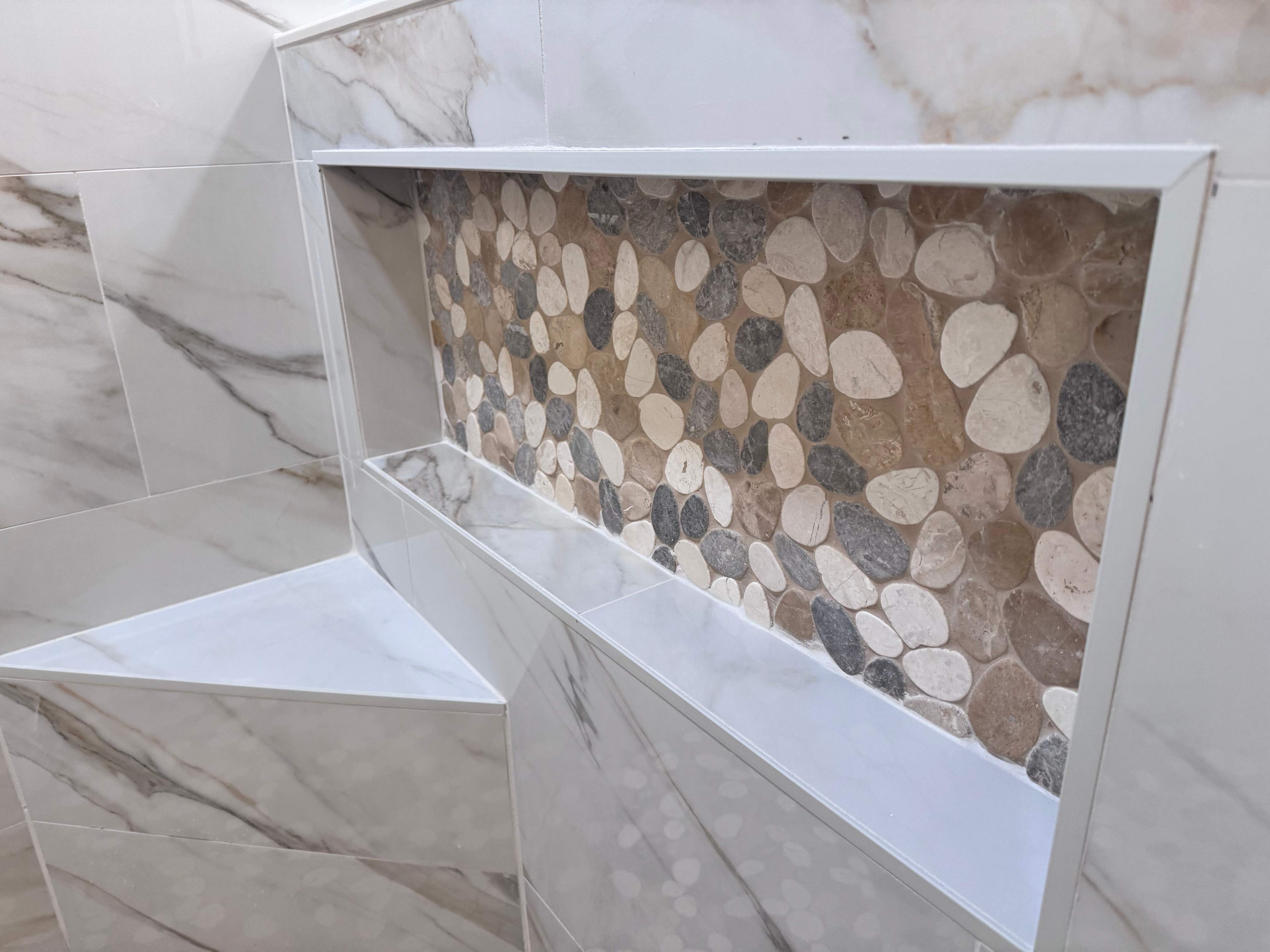 Master bathroom renovation by Prudencio