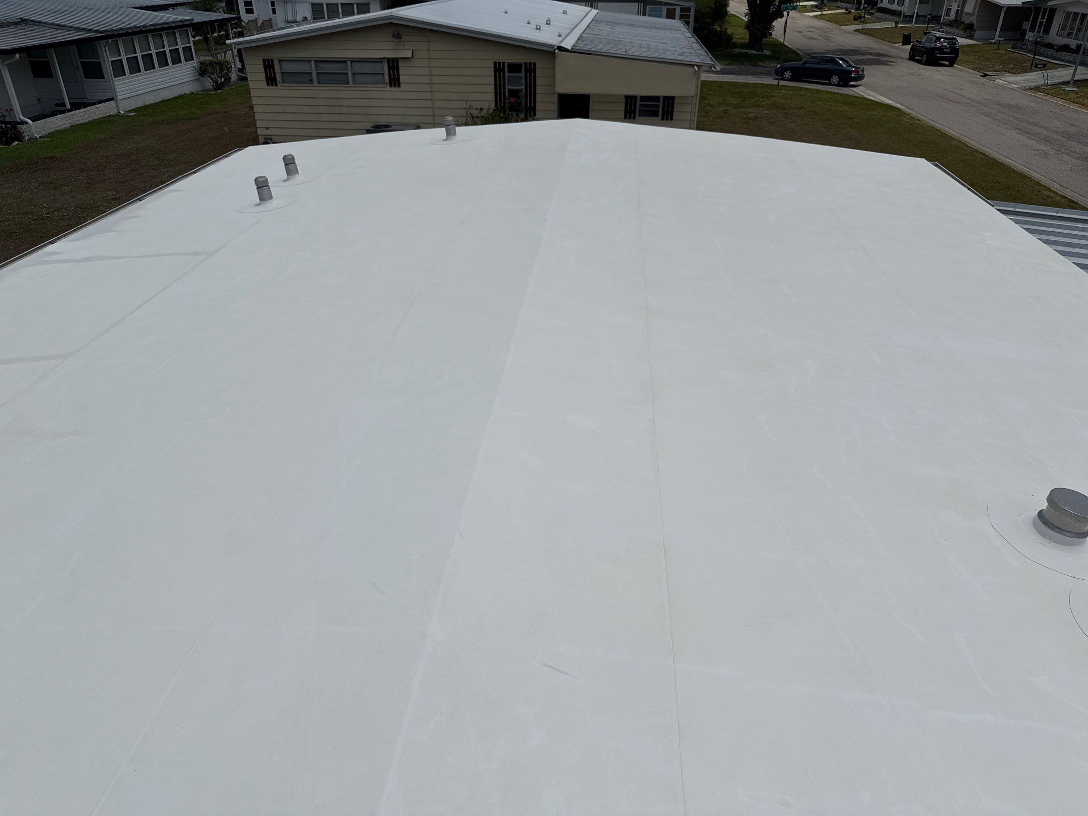 TPO Roof Cleaning in Shadow Brook Mobile Home Park – Palmetto, FL by Sunshine AquaWash