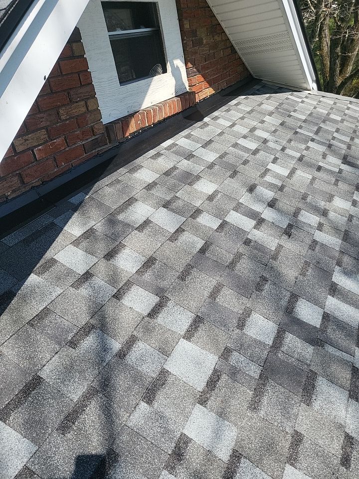 ATLAS PINNACLE COLOR: COASTAL GRANITE DRIP EDGE: BLACK by Eagle Eye Roofing