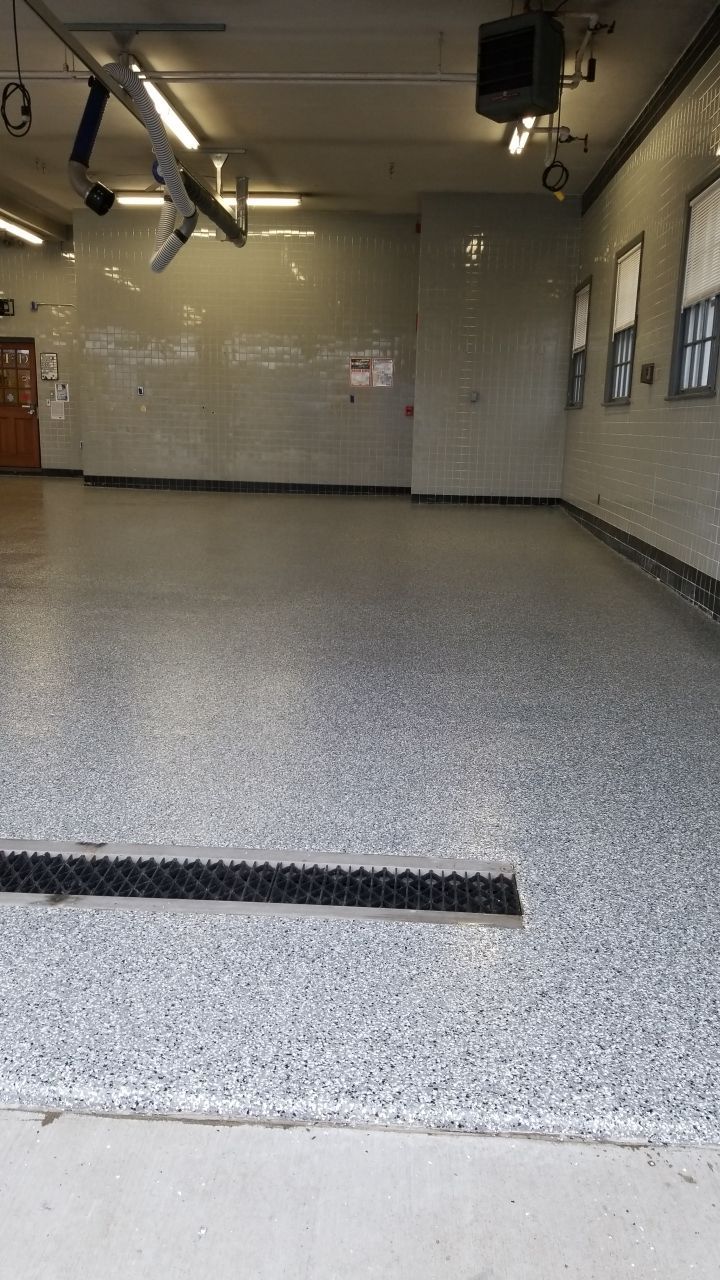Dover Firehouse with their new Smoke Floor! by Spectrum Painting, LLC