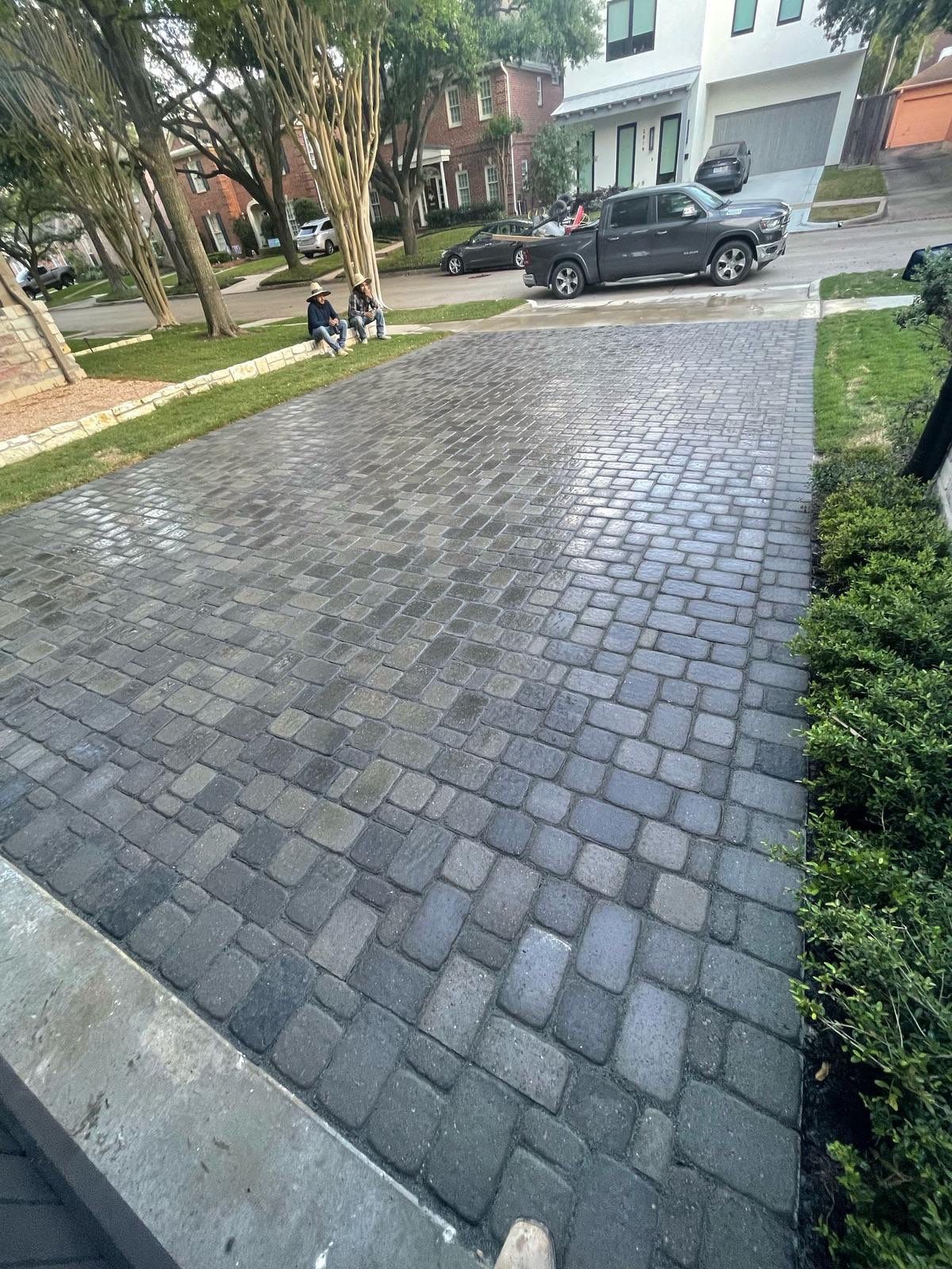 🚘 Mr. Zee’s Paver Driveway Restoration & Drainage Upgrade by Texas Urban Elements