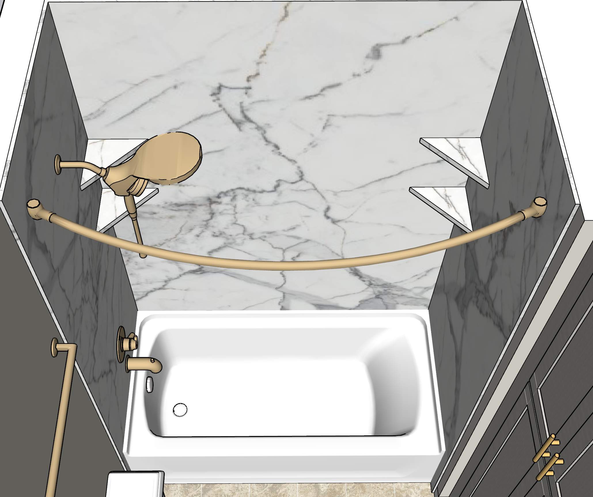 San Antonio Small Guest Bath Remodel  by Legacy Bath and Kitchen 