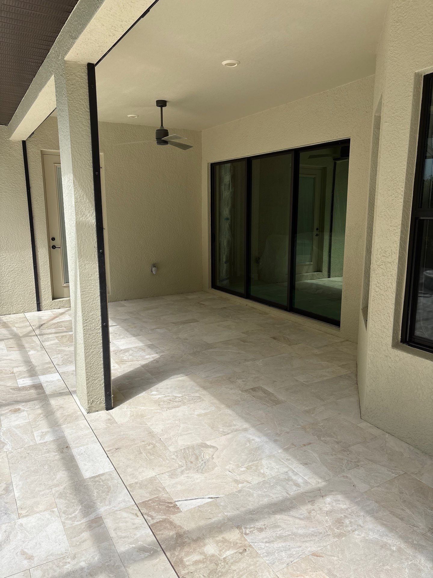 Textured Marble Pool Deck - Bonita National Golf & Country Club by Old Town Pavers Llc