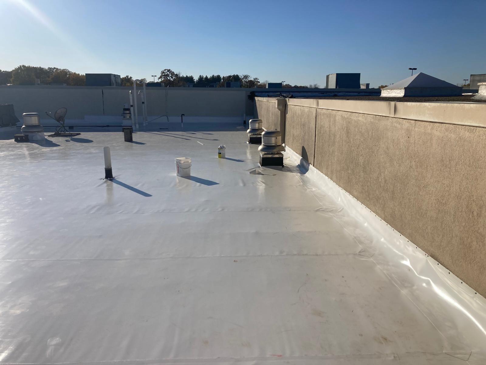 Commercial Roofing Installation using DURO LAST by Grell Roofing, LLC