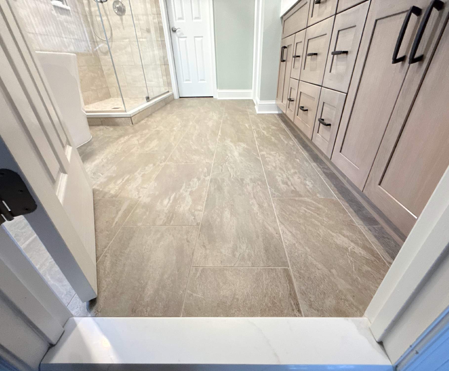 Wright Master Bathroom by Integrity Tile and Home LLC