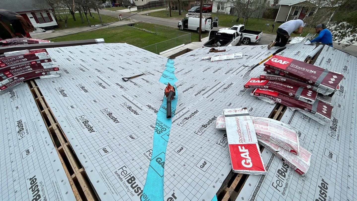 Residential Roofing Installation using GAF Natural Shadow by Lighthouse Roofing