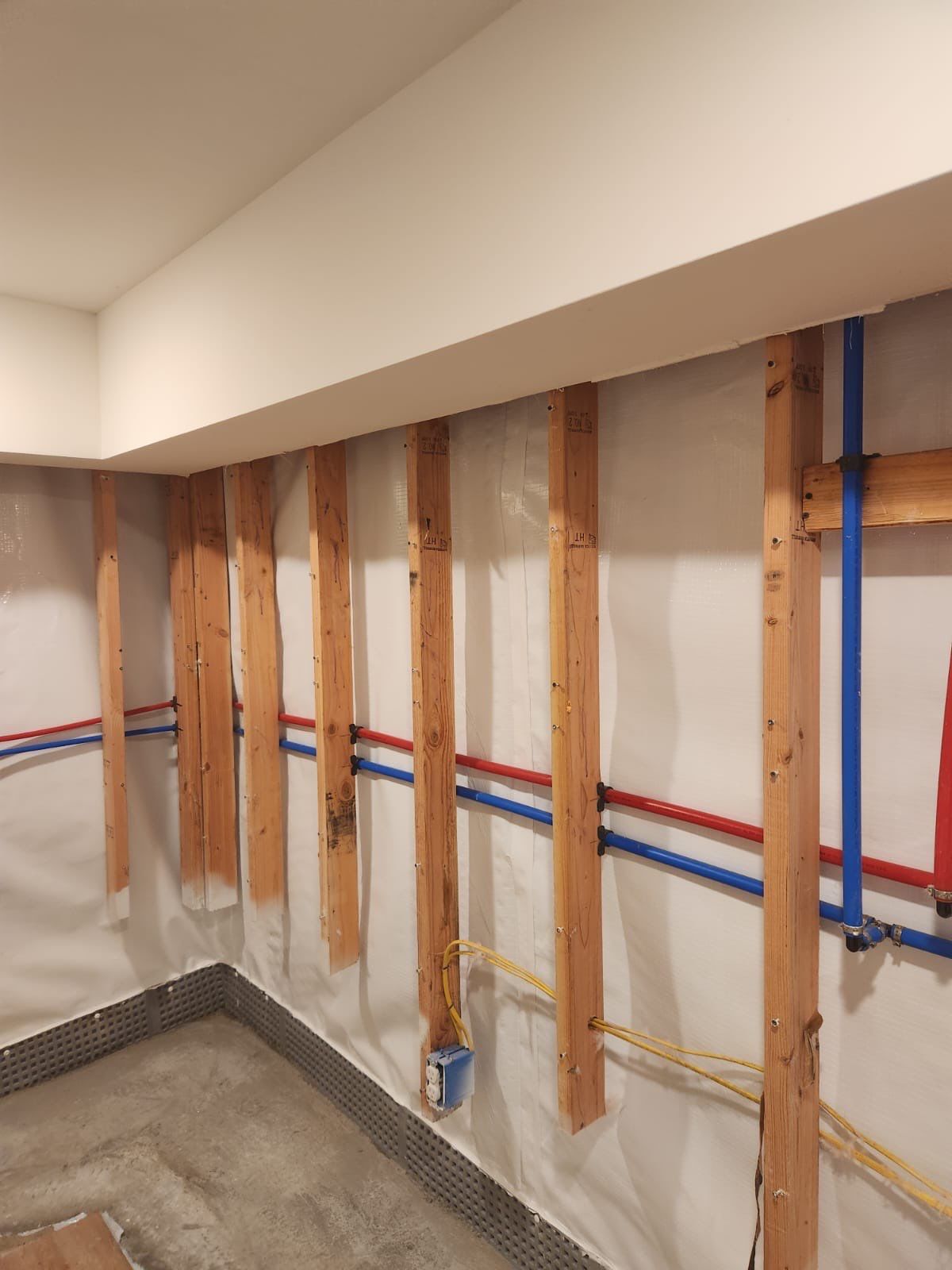Interior French Drain & Wall Vapor Barrier Boonton NJ by Pure Service Pro, LLC 