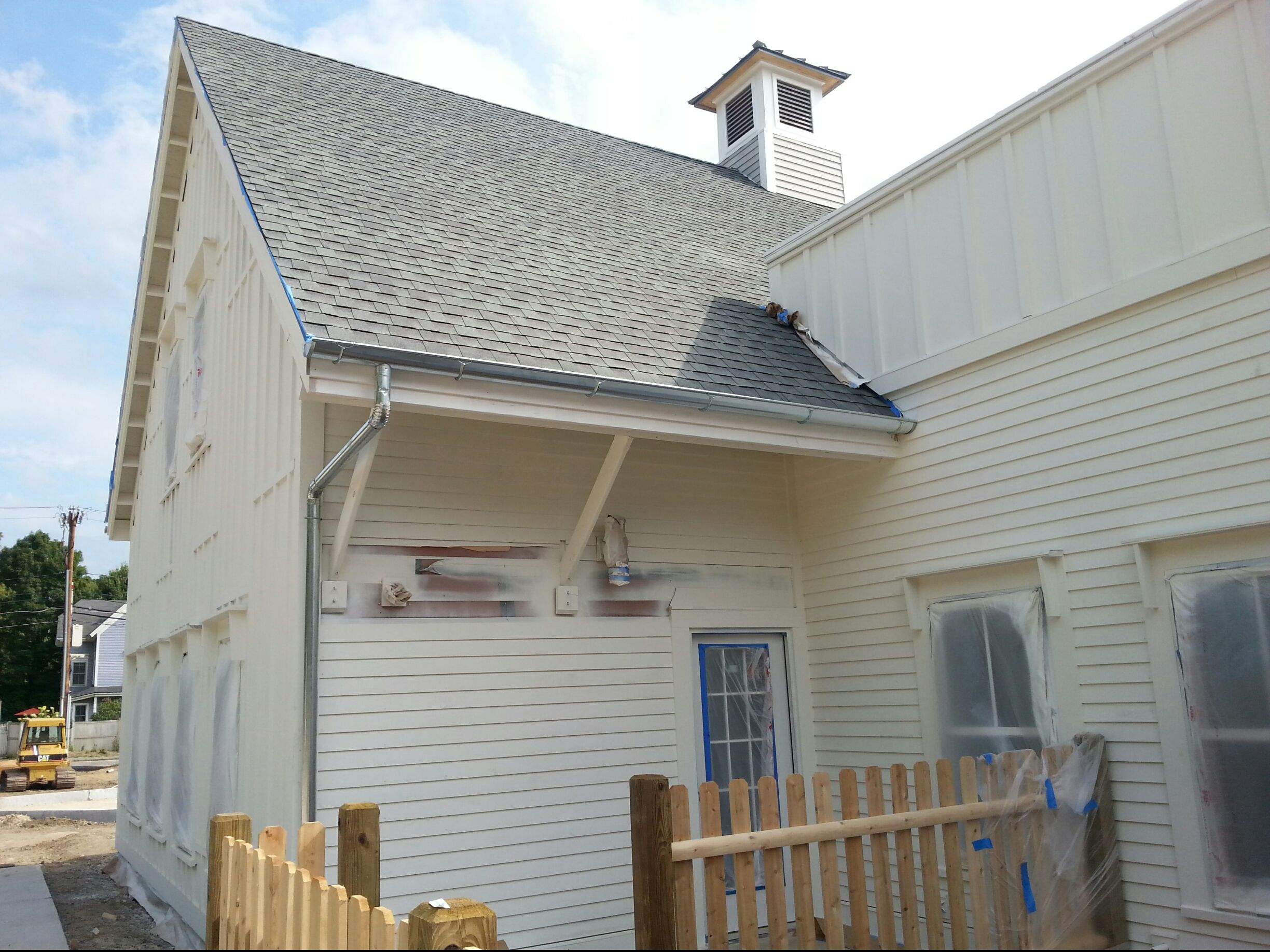 Galvanized Half Round Gutters on the Riverbend Education Facility-Natick, MA by Gutter Pro Enterprises