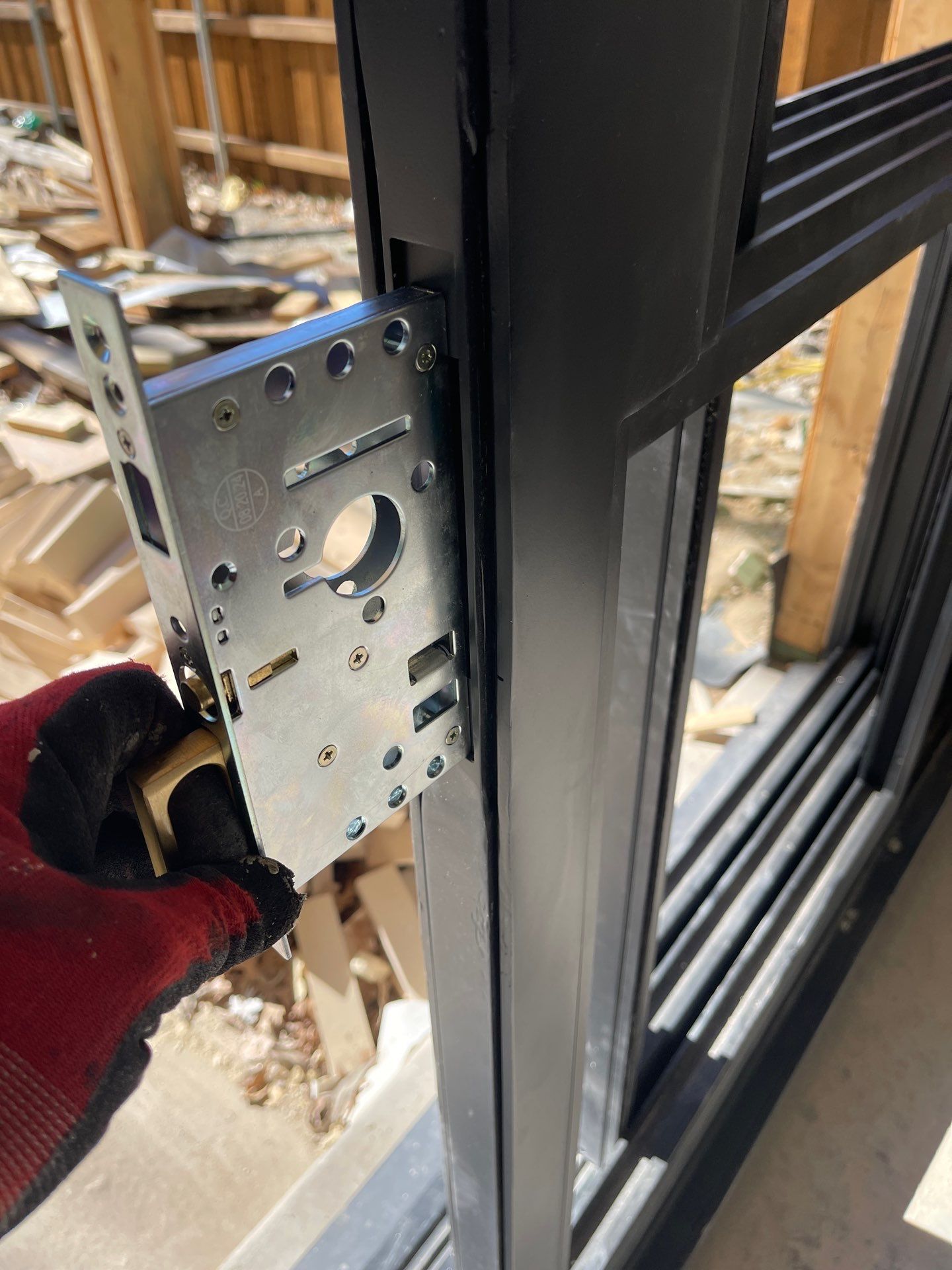 Custom 6-Panel Bi-Parting Sliding Pocket Door Installation in Dallas by Solara Custom Living