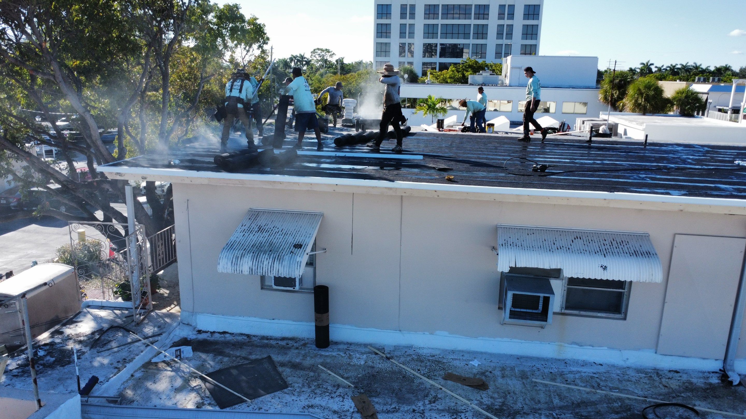 Hollywood Blvd., Hollywood, FL by G&J Roofing 