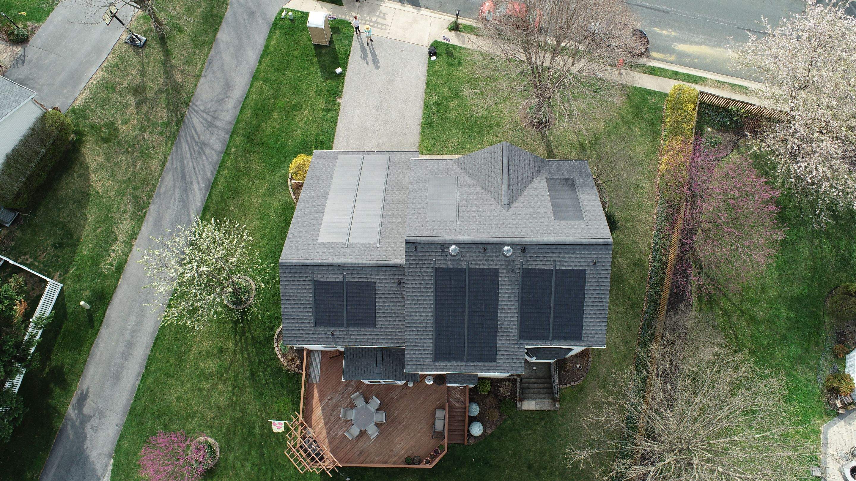Solar Roof Replacement using GAF Timberline Solar Shingles by American Home Contractors