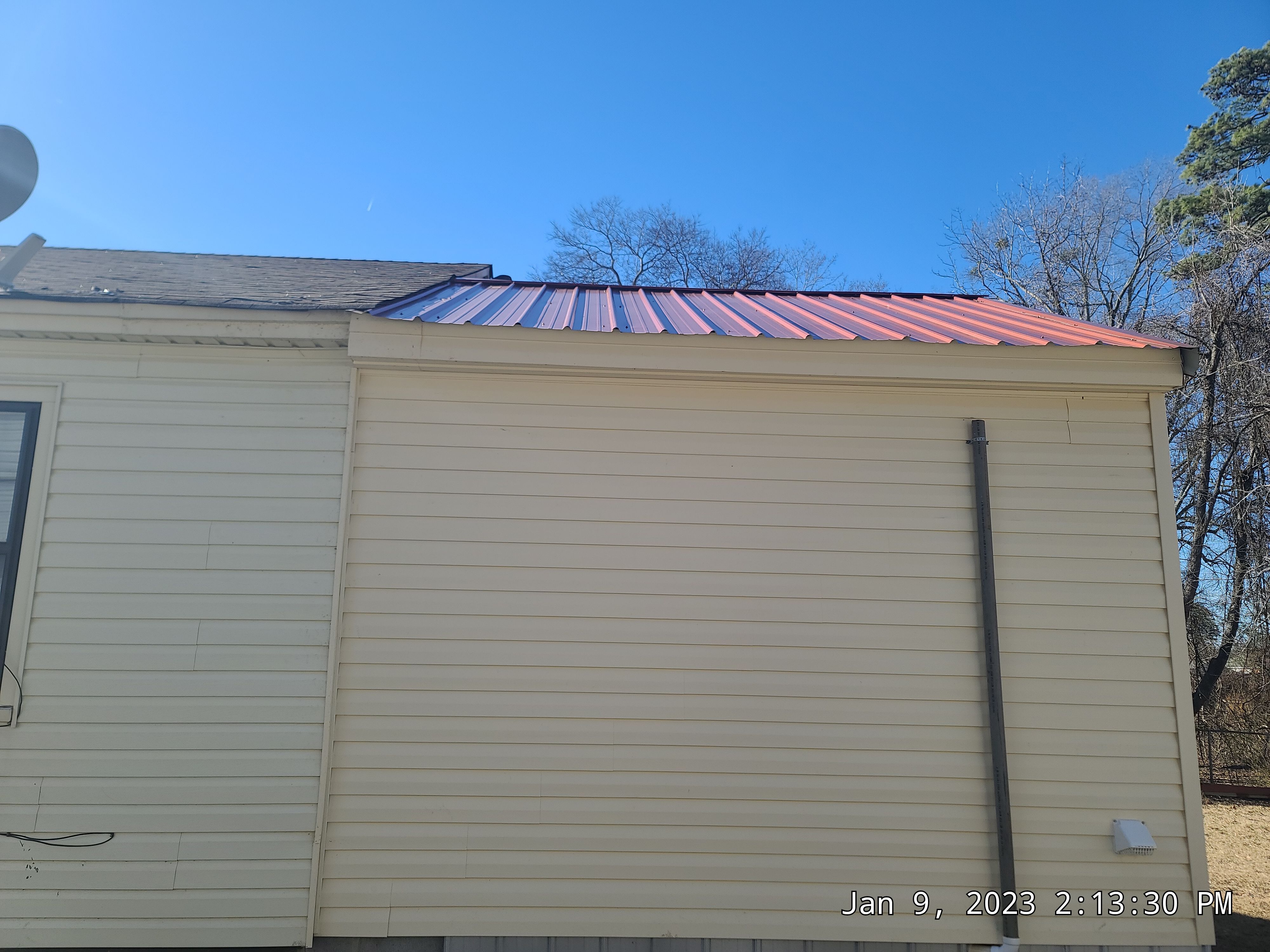 Residential Roofing Installation using 29 gauge metal by Hostetler Roofing