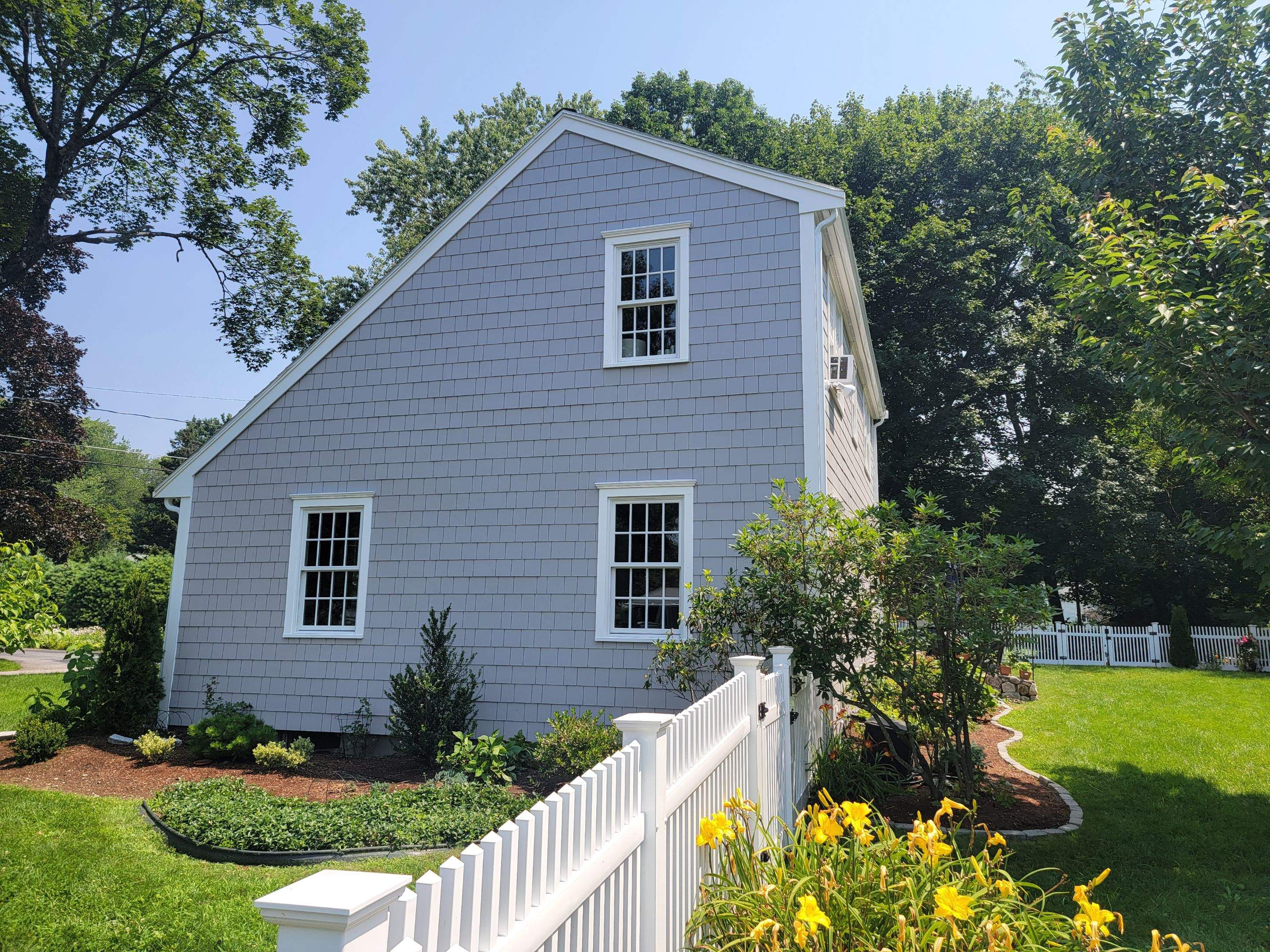 Siding Installation using James Hardie. New ThermaTru entry door and Marvin windows by UBrothers Construction