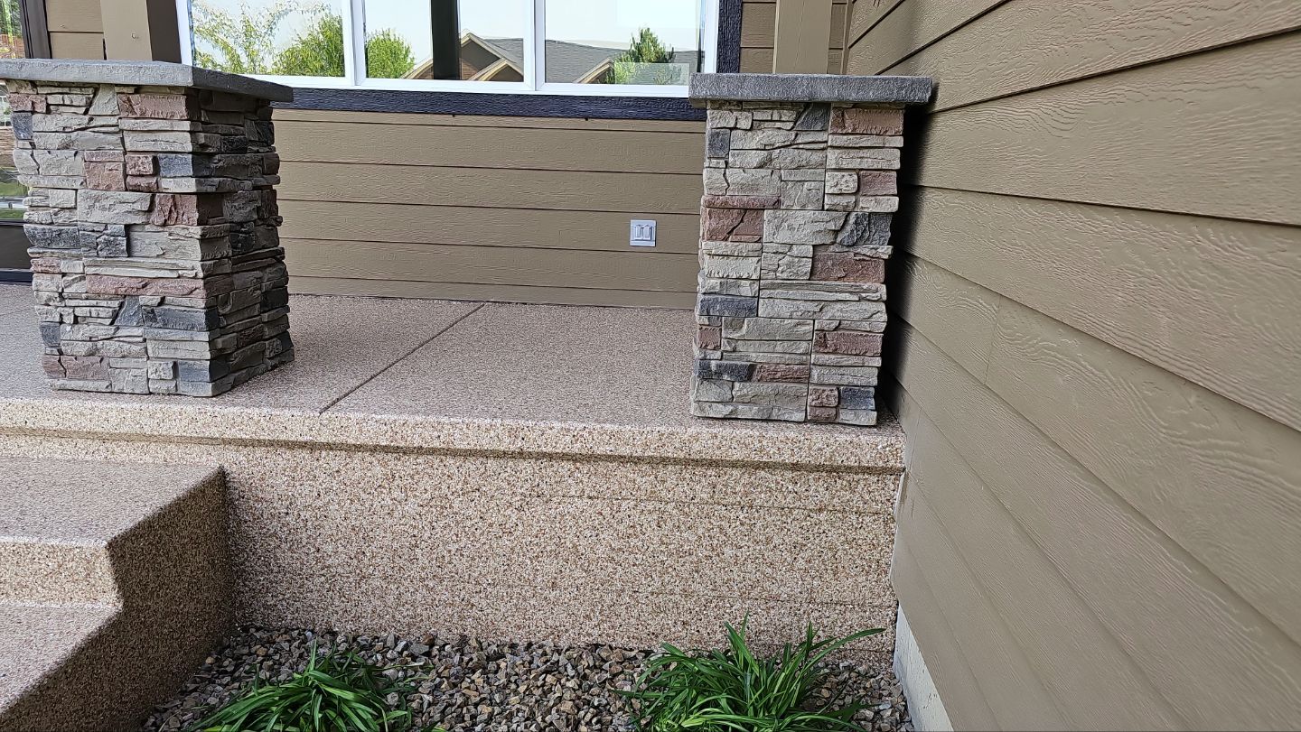 Entryway Transformation using Pecan by Croc Coatings, LLC
