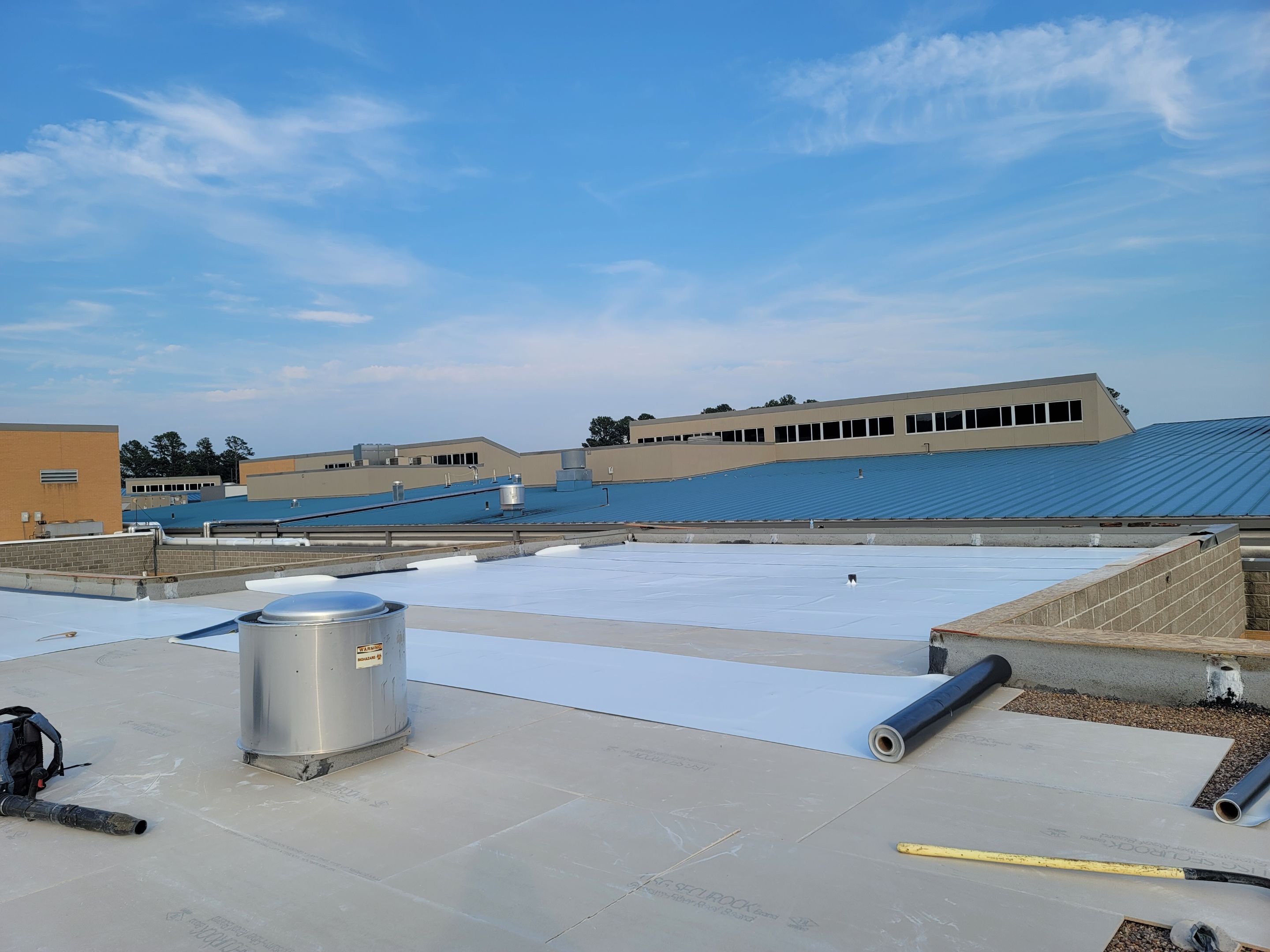 Choctaw Nation Hospital - Med Surg Building by Hostetler Roofing