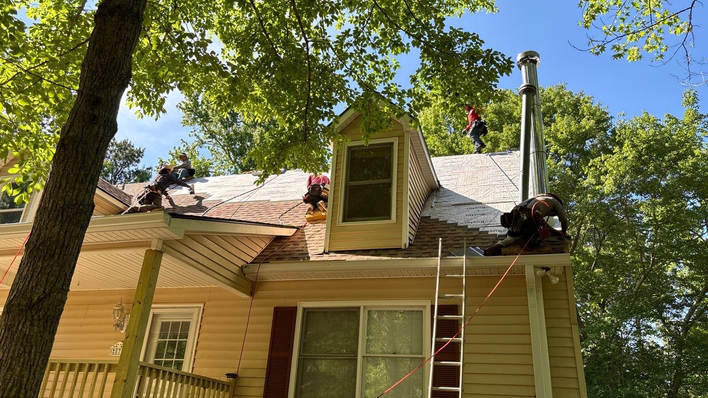 Roof Replacement and cover porch by Deerfield Roofing LLC