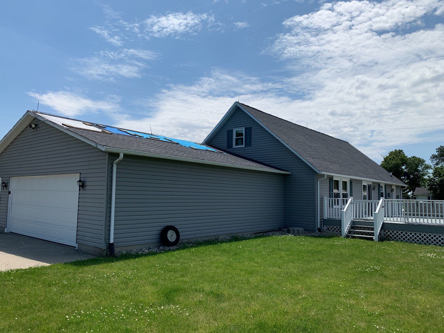 Residential Roofing Installation using Exposed Fastener Metal Roof by 4Ever Metal Roofing