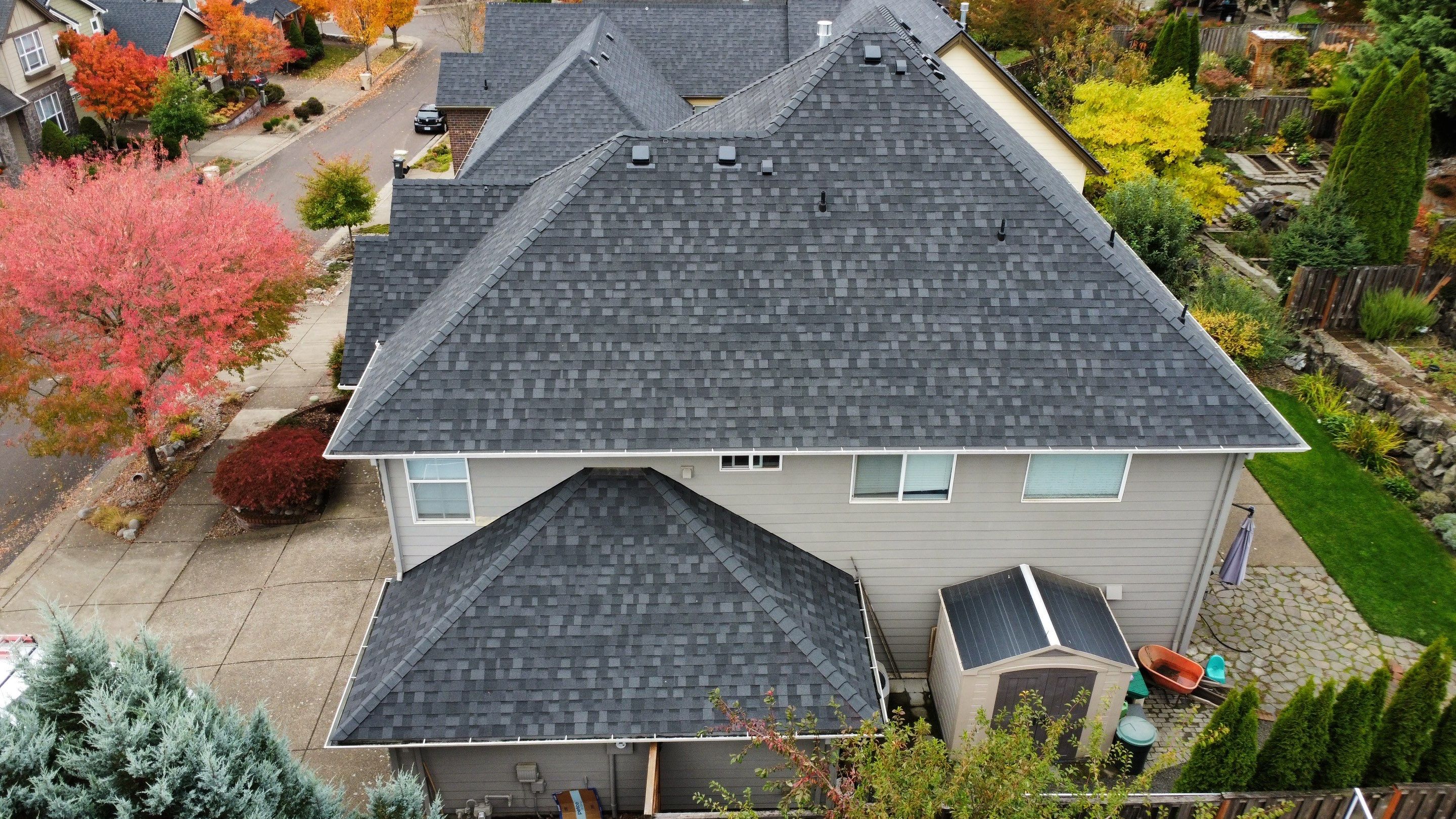 IKO Dynasty Granite Black by Orezona Building & Roofing Company, Inc.