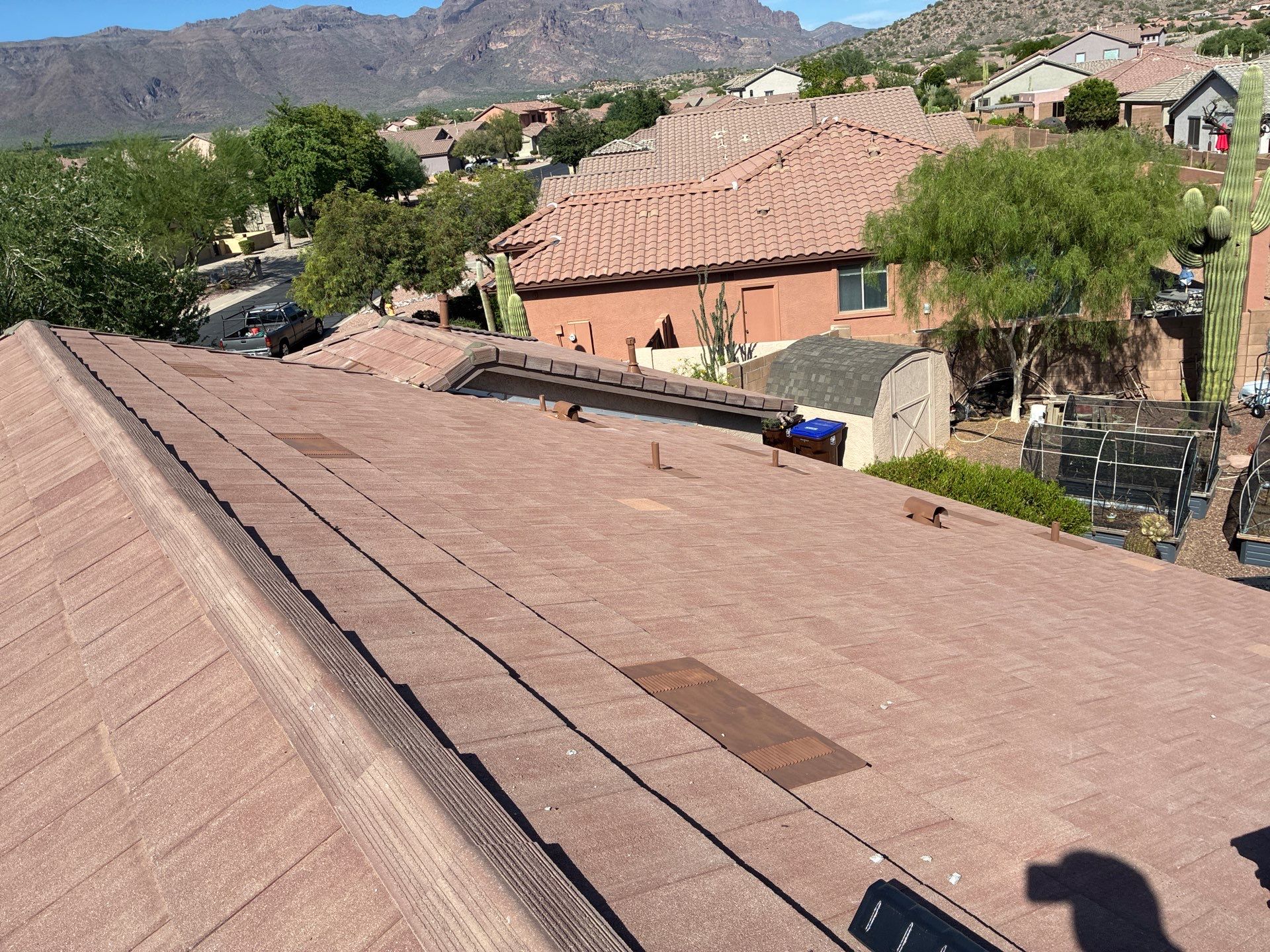 Gold Canyon Tile Reset and new underlayment by Weather-Tite Roofing