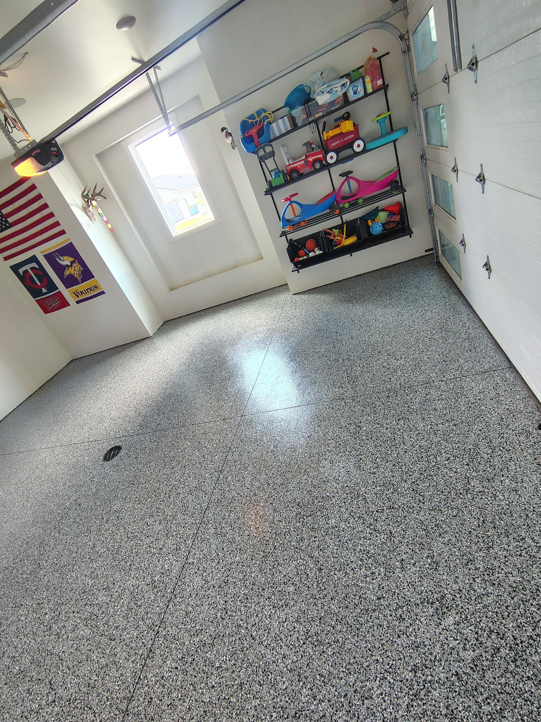 Dell Rapids Multi-Car Garage Concrete Floor Coating and Repair by Select Painting, Coatings & Garage Cabinets