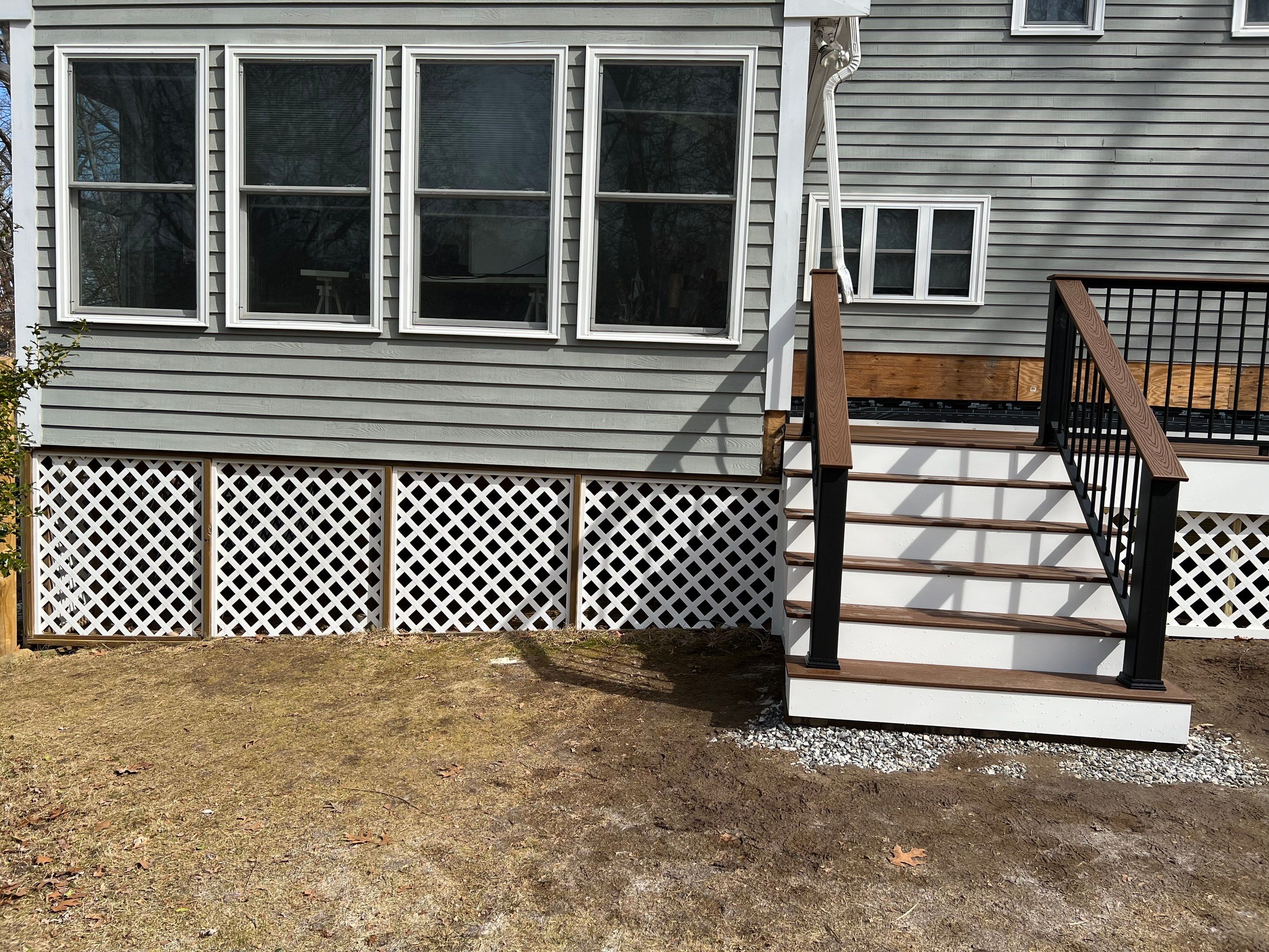 Deck and Sidin in Milford, MA by UBrothers Construction
