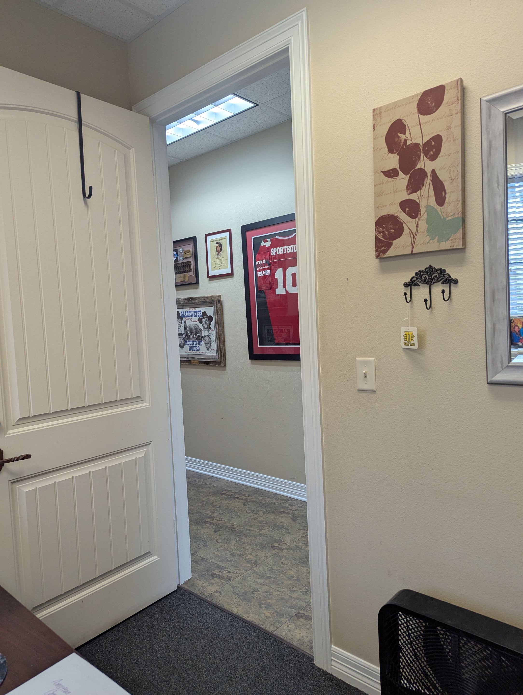 Commercial Interior Painting at KYKX 105.7 in Longview, TX by Quality Coats Painting