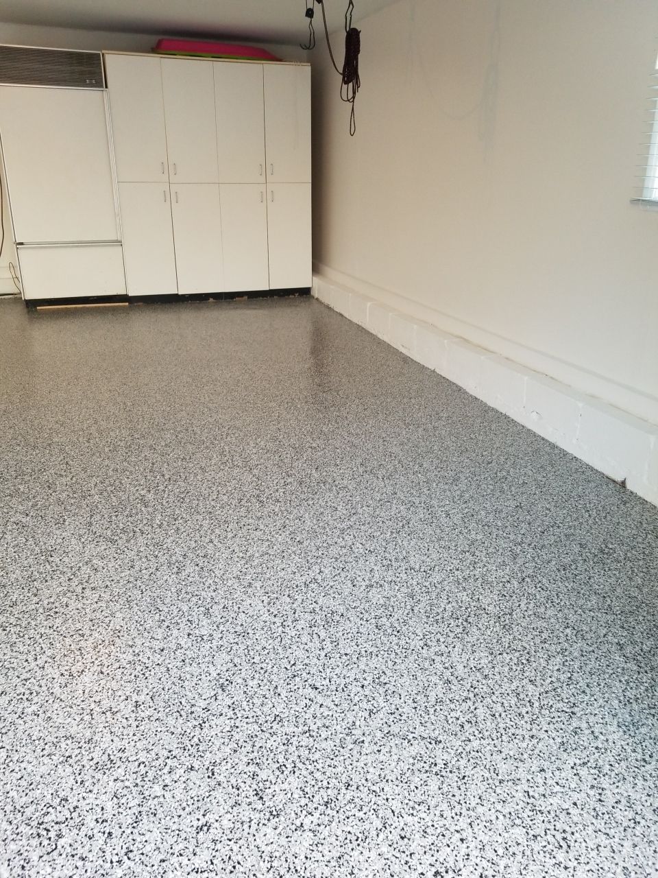 Garage Floor in Domino by Spectrum Painting, LLC
