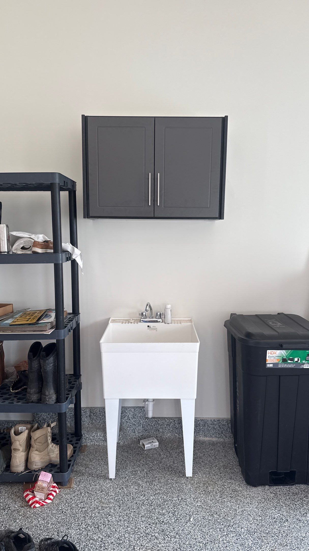 Mark Added Storage Plus A Motorized Lift  by Banner Garage