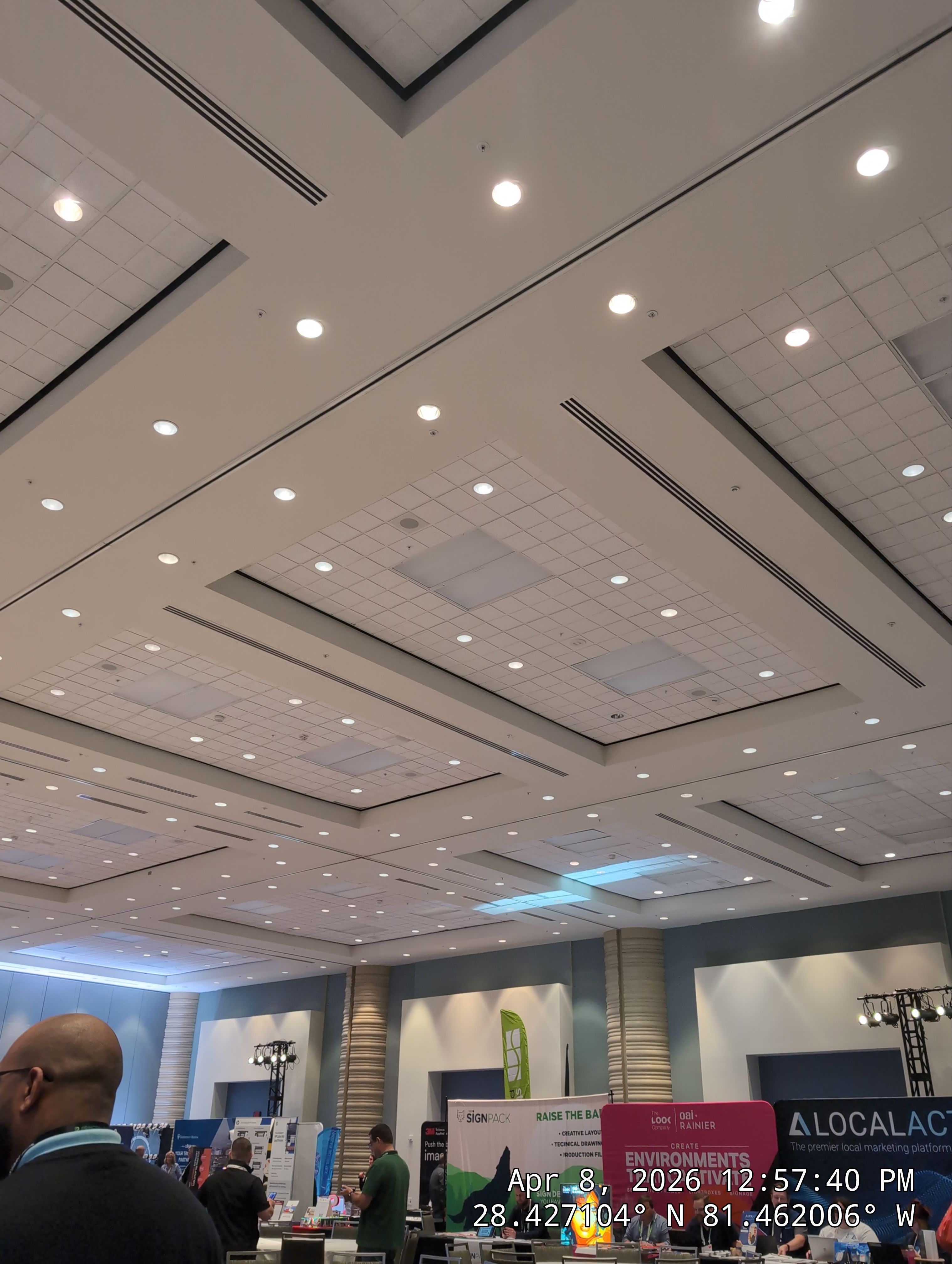 Commercial Event Branding and Lighting Installation in Williamsburg by CompanyCam Sales Demo