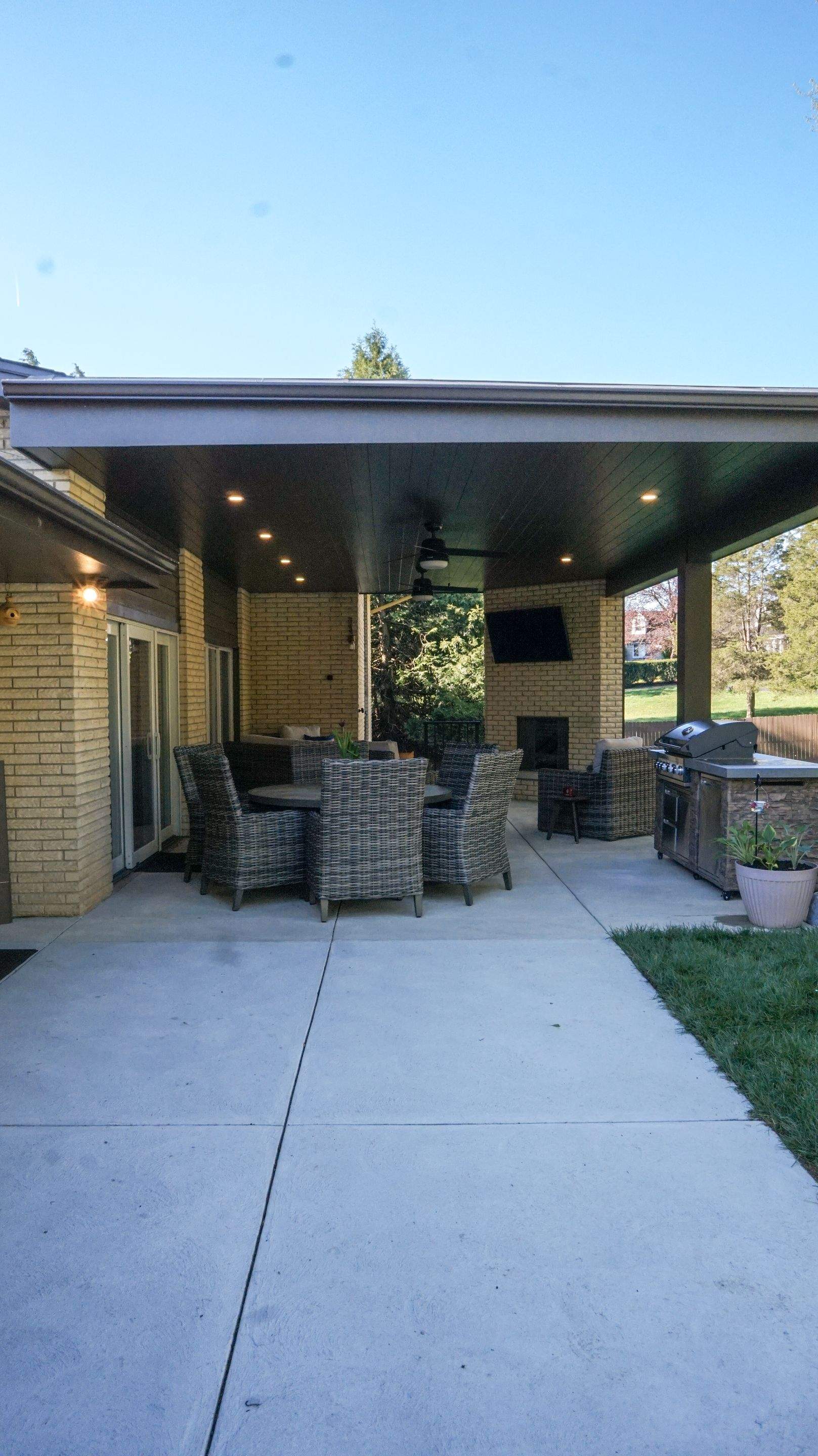 Centerville Covered Patio by Zengel Group