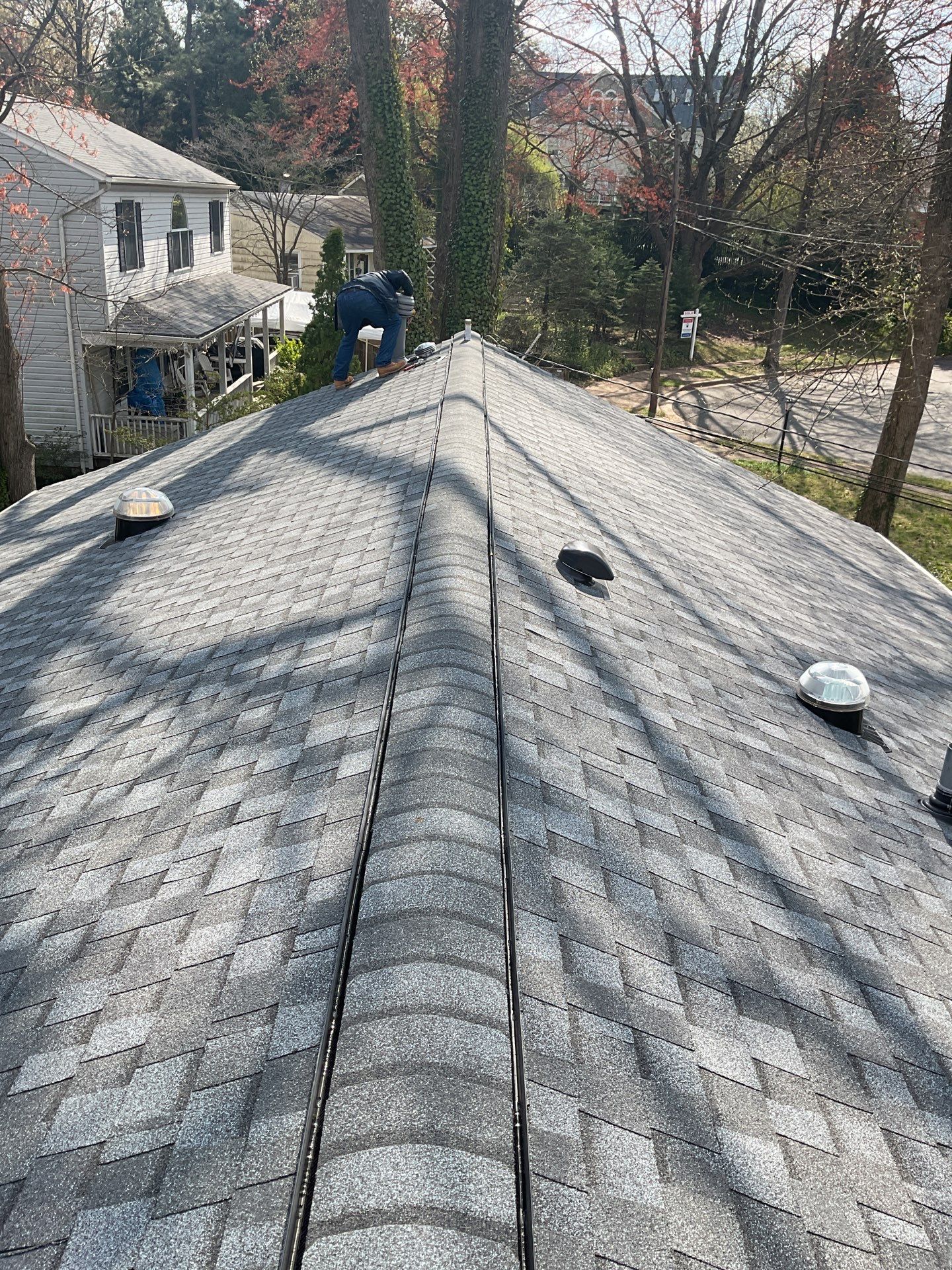 Falls Church Landmark Pro Roof in Max Def Pewter by RM Banning, Inc.
