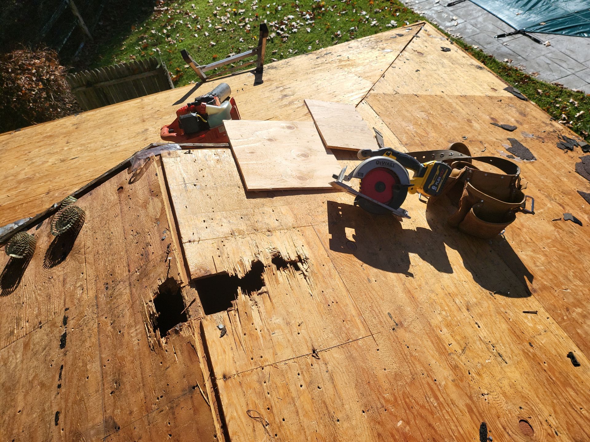 Residential Roofing Installation using Owens Corning TruDefinition Onyx Black by A Plus Exterior