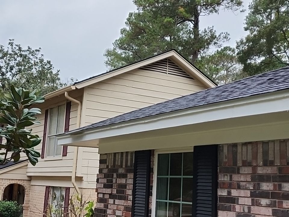 Residential Roofing Installation using Certainteed Landmark Moire Black by Galvan Roofing and Construction