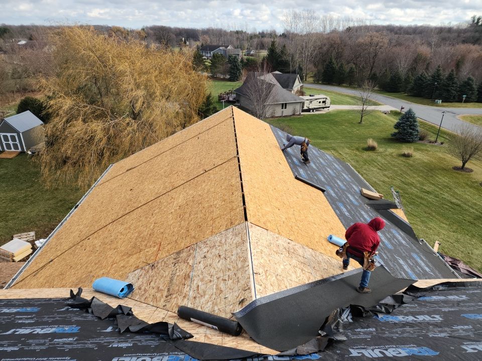 Residential Roof Replacement with GAF HDZ Shingles in Sheboygan, WI by Gellings Roofing & Siding